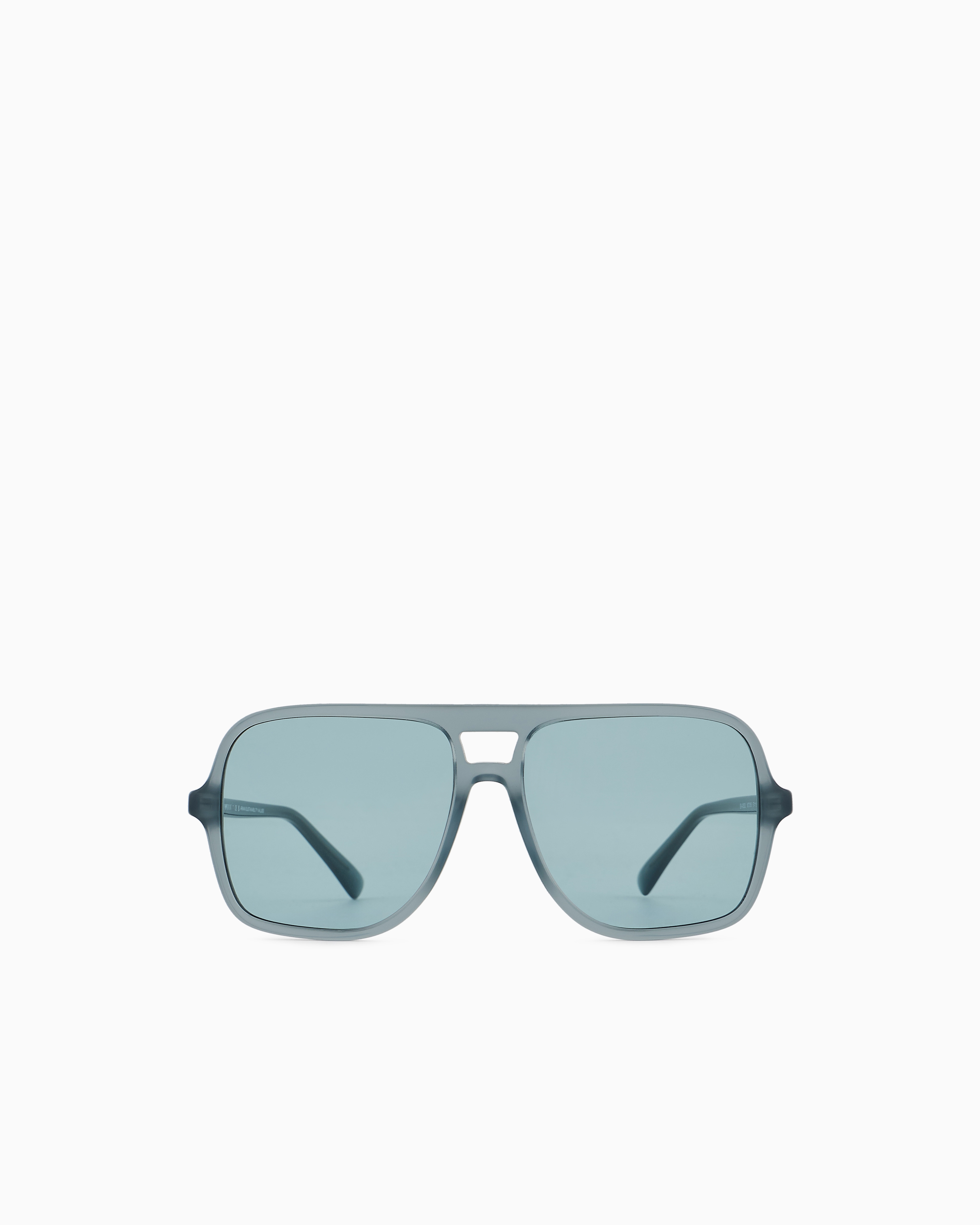 Emporio Armani - Men’s aviator sunglasses, Man, Blue, Size: 57L