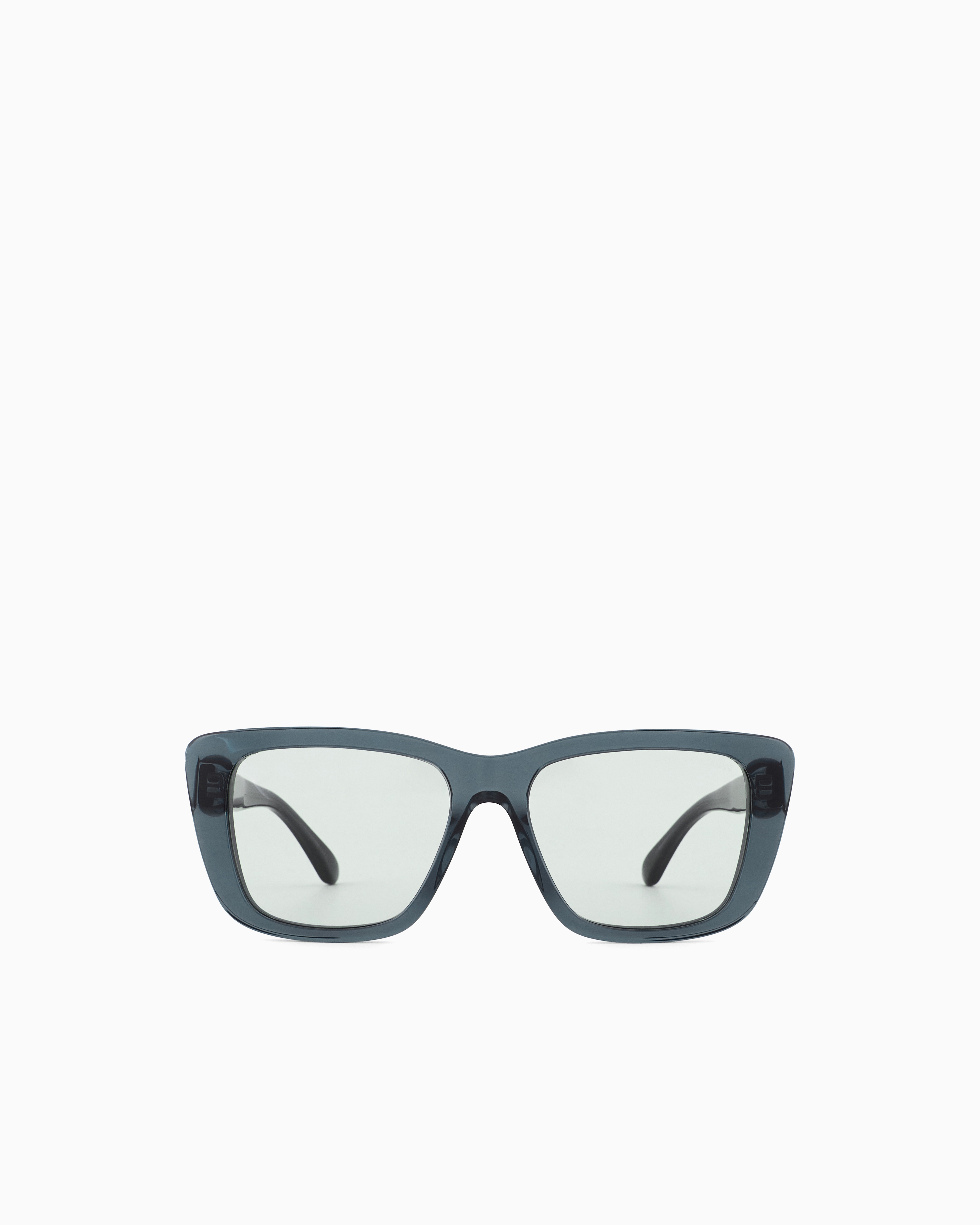 Emporio Armani - Women’s cat-eye sunglasses, Woman, Green, Size: 54L