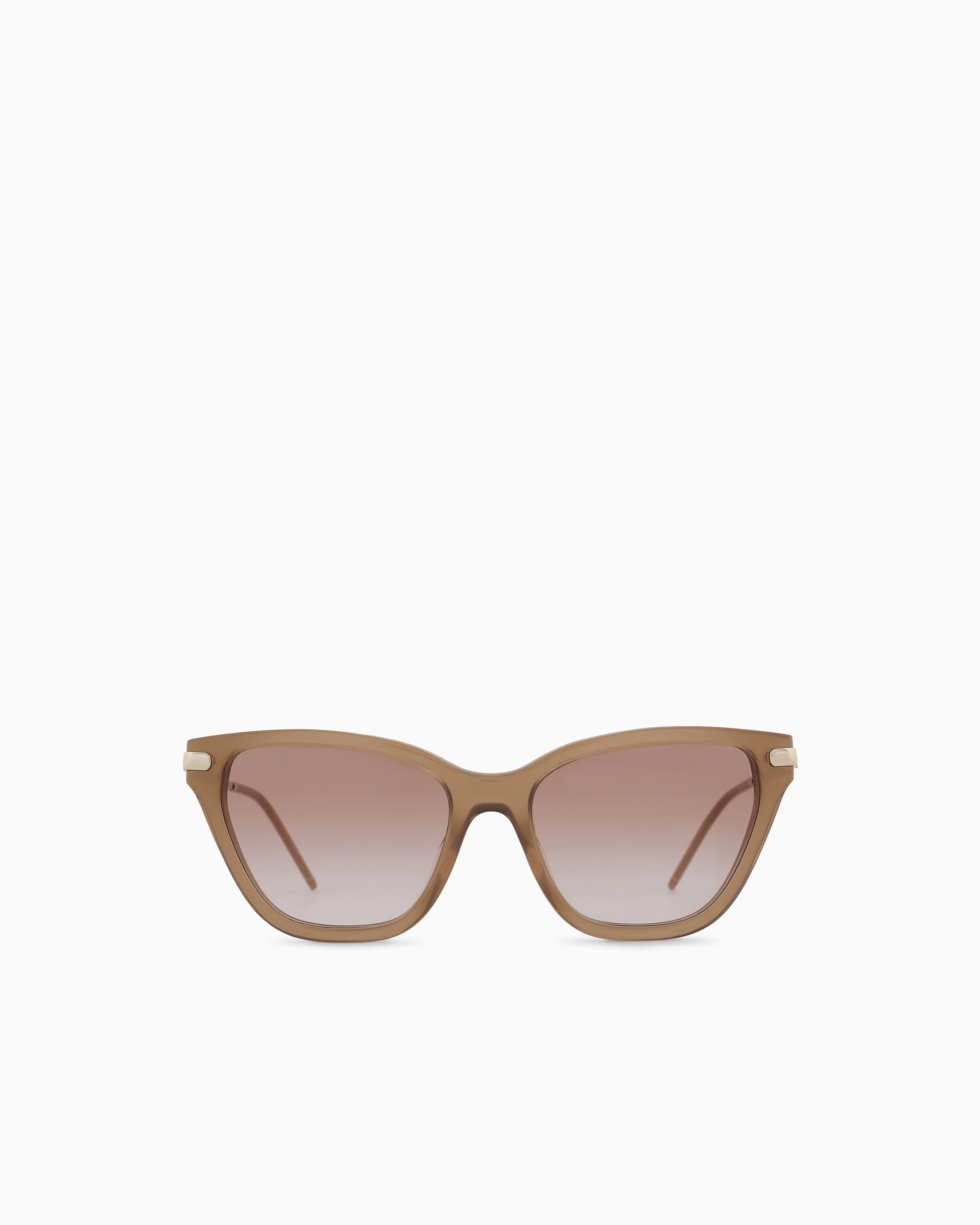 Emporio Armani - Women’s cat-eye sunglasses, Woman, Gold, Size: 54L
