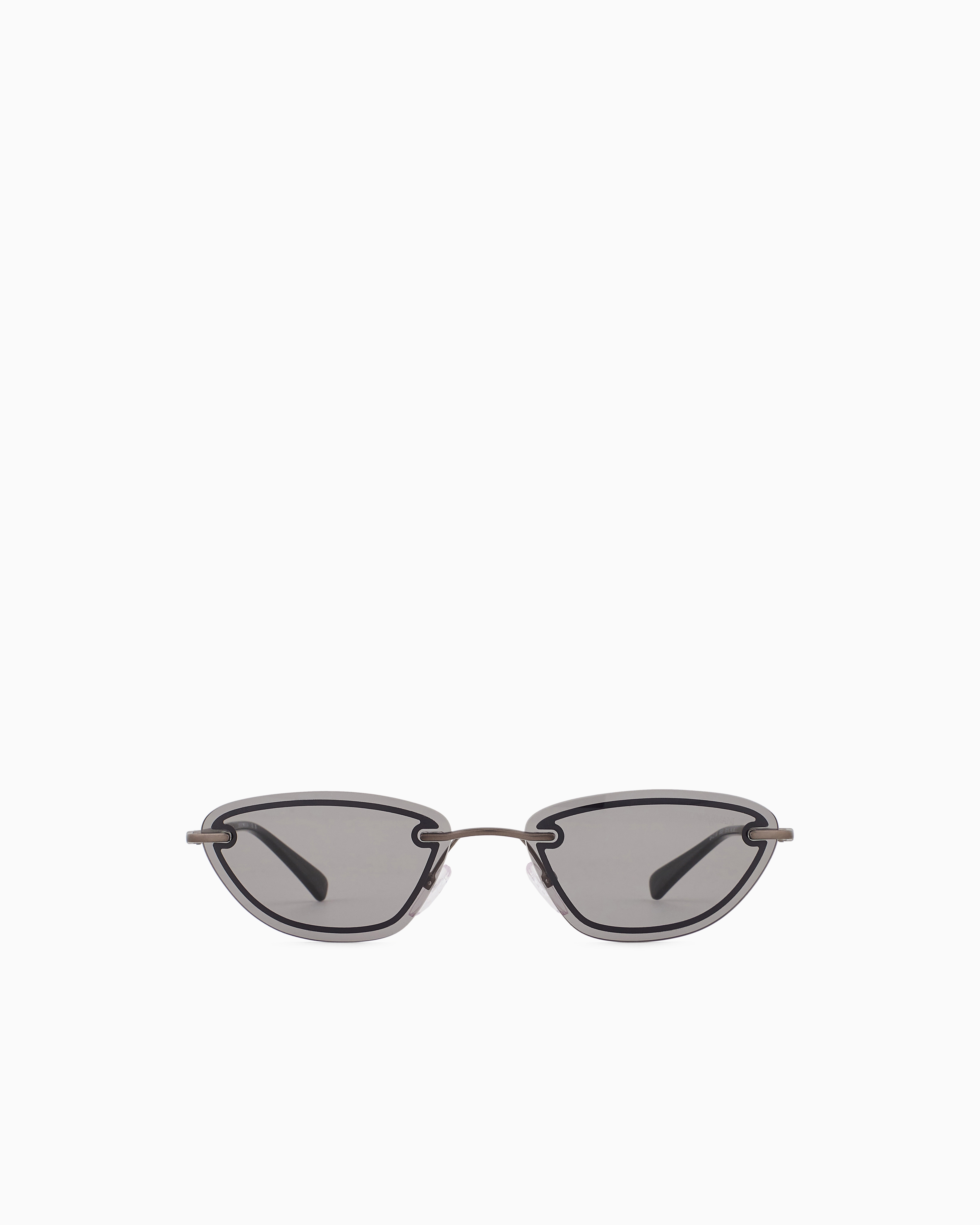 Emporio Armani - Women’s cat-eye sunglasses, Woman, Grey, Size: 57L