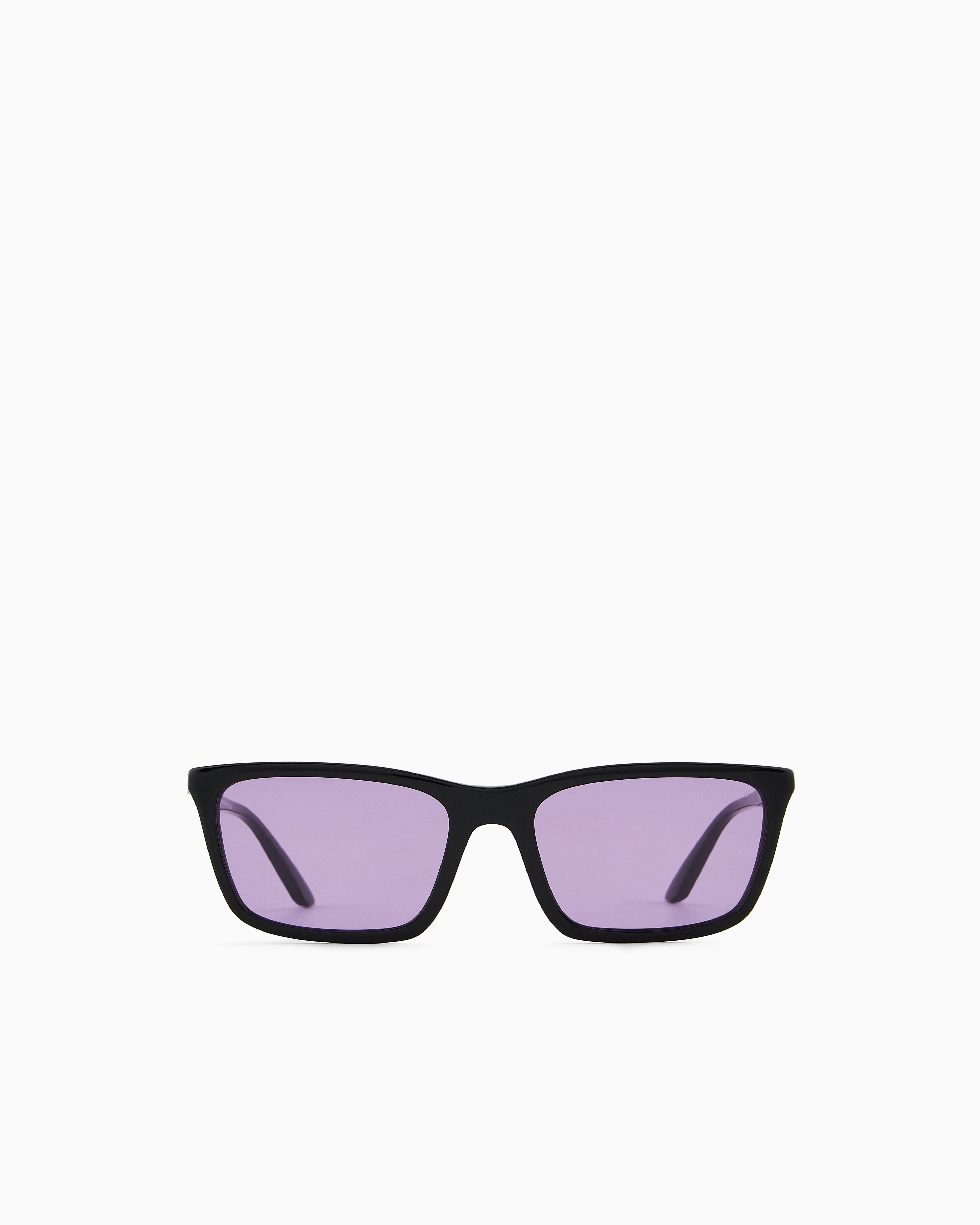 Emporio Armani Women's Black ’S Rectangular Sunglasses Large