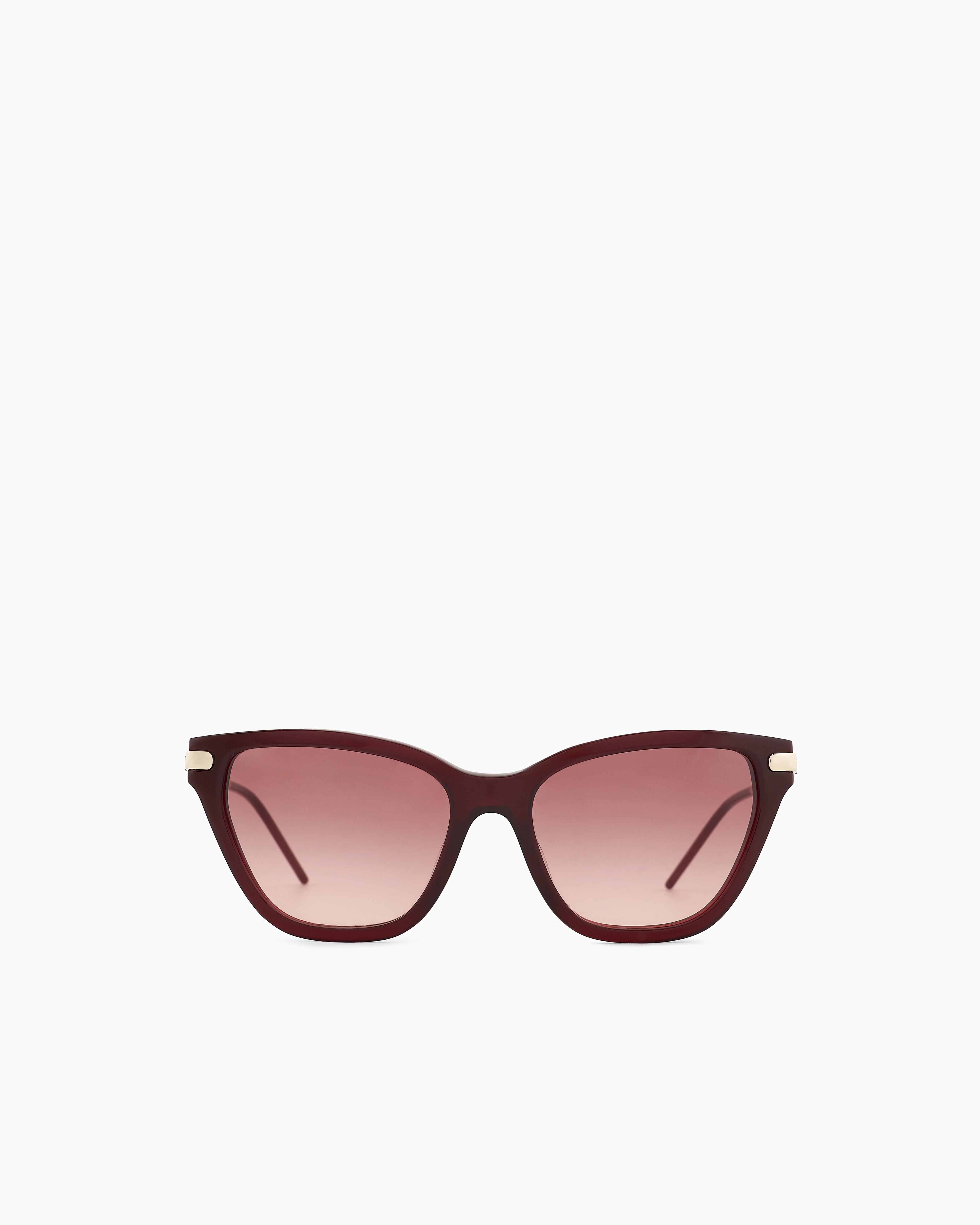 Emporio Armani - Women’s cat-eye sunglasses, Woman, Gold, Size: 54L