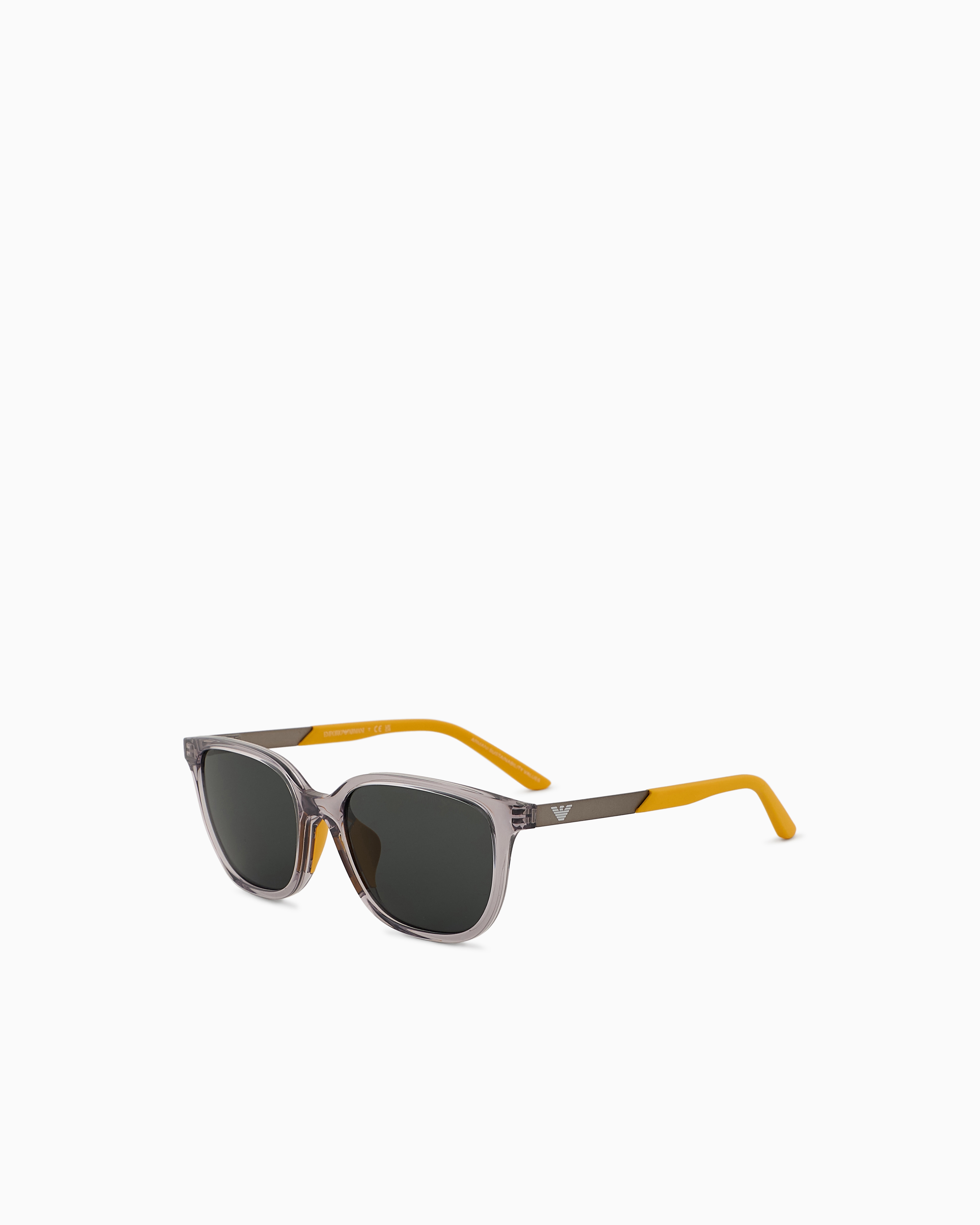 Emporio Armani - Children’s pillow-shaped sunglasses, Boy, Grey, Size: 49L