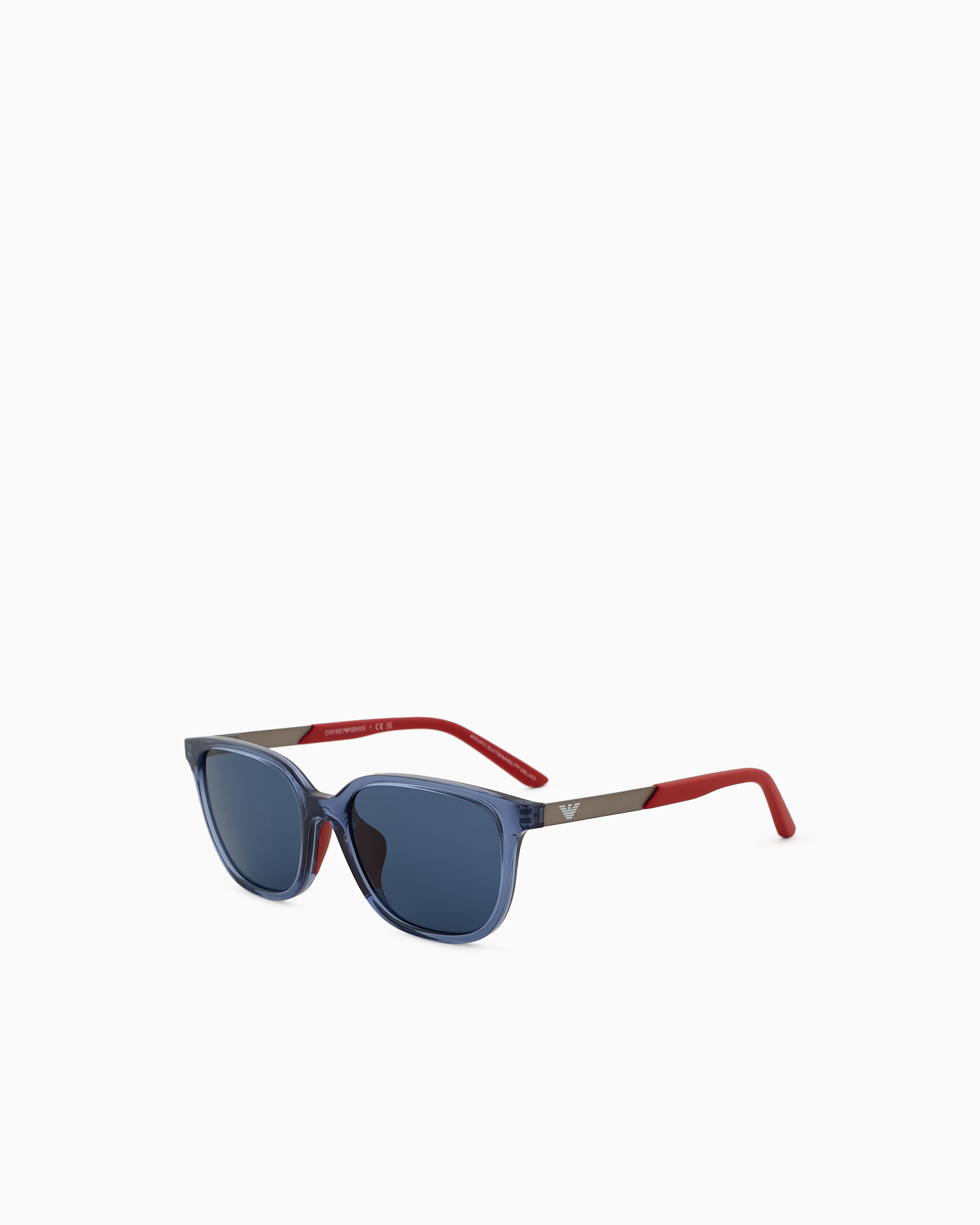 Emporio Armani - Children’s pillow-shaped sunglasses, Boy, Grey, Size: 49L