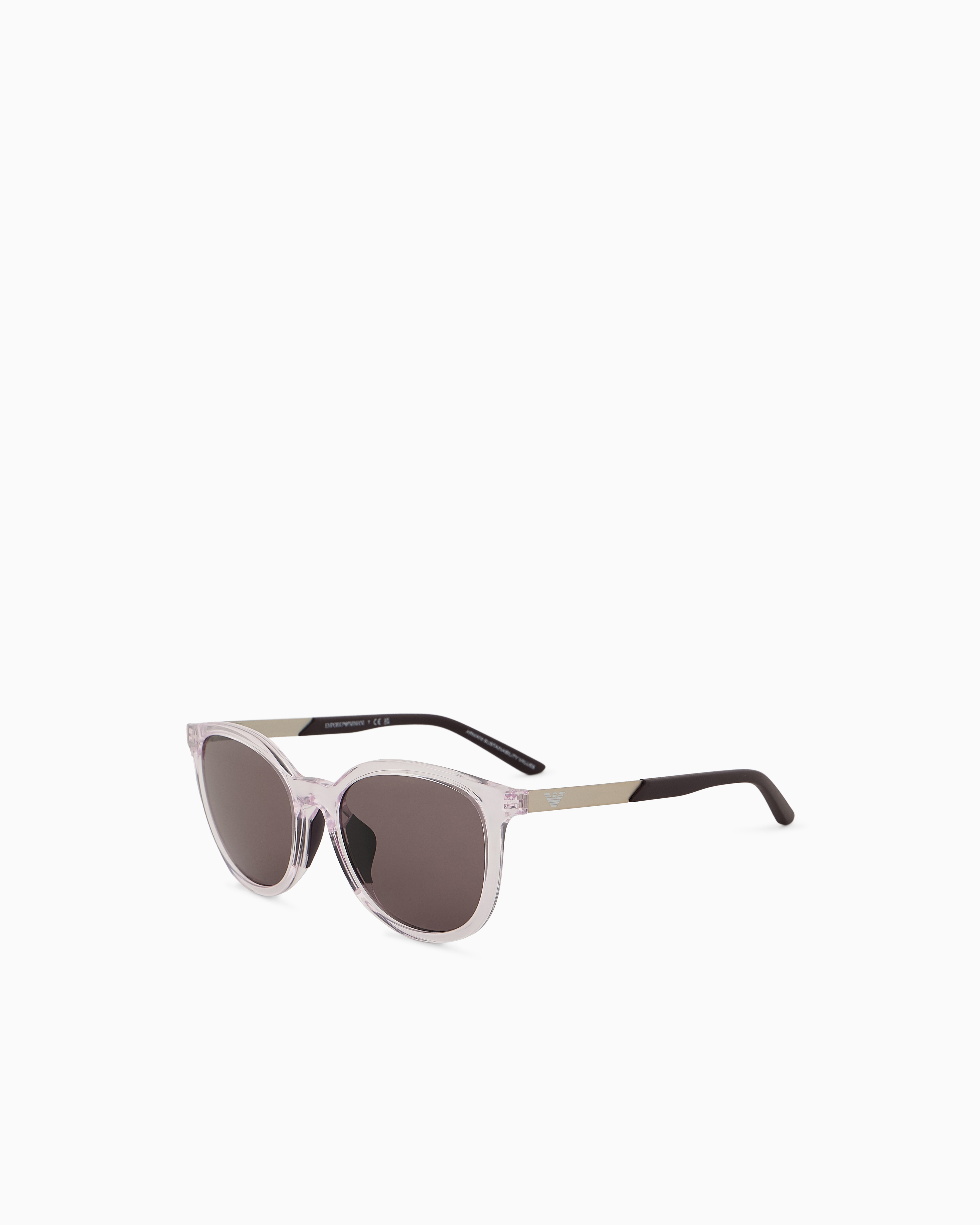 Emporio Armani - Girl’s cat-eye sunglasses, Girl, Silver, Size: 49L