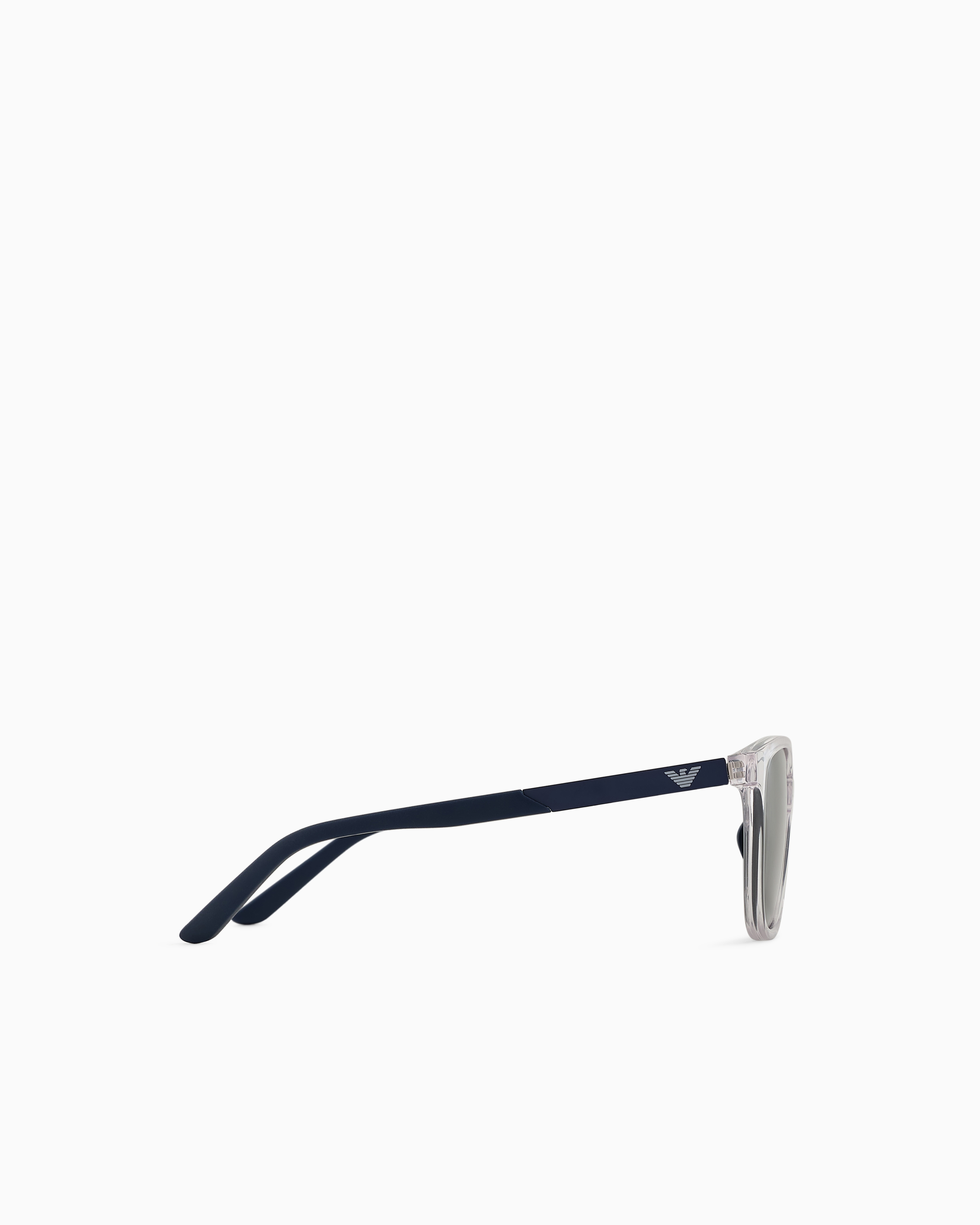 Emporio Armani - Children’s pillow-shaped sunglasses, Boy, Blue, Size: 49L