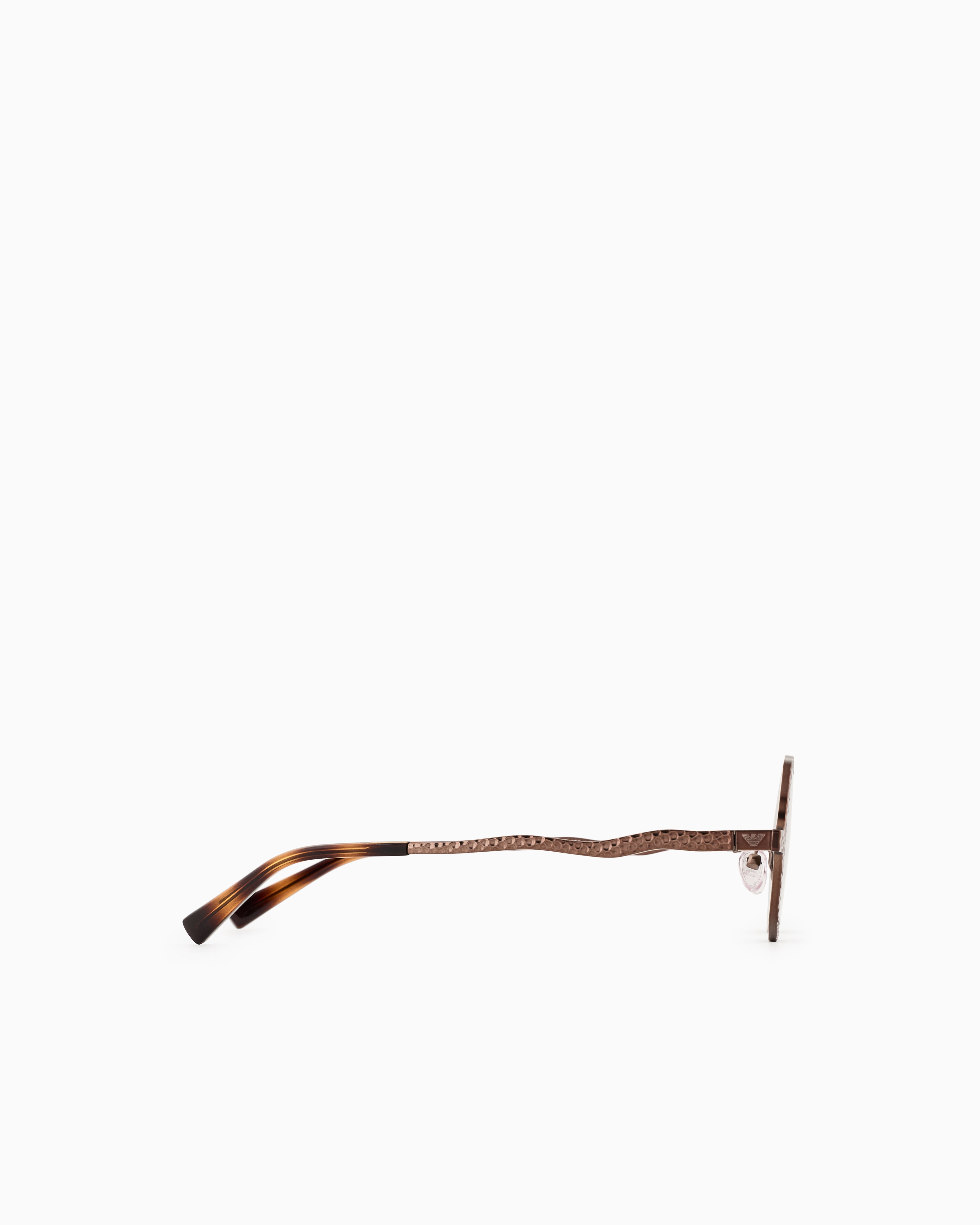 Emporio Armani Men's Round Sunglasses In Brown