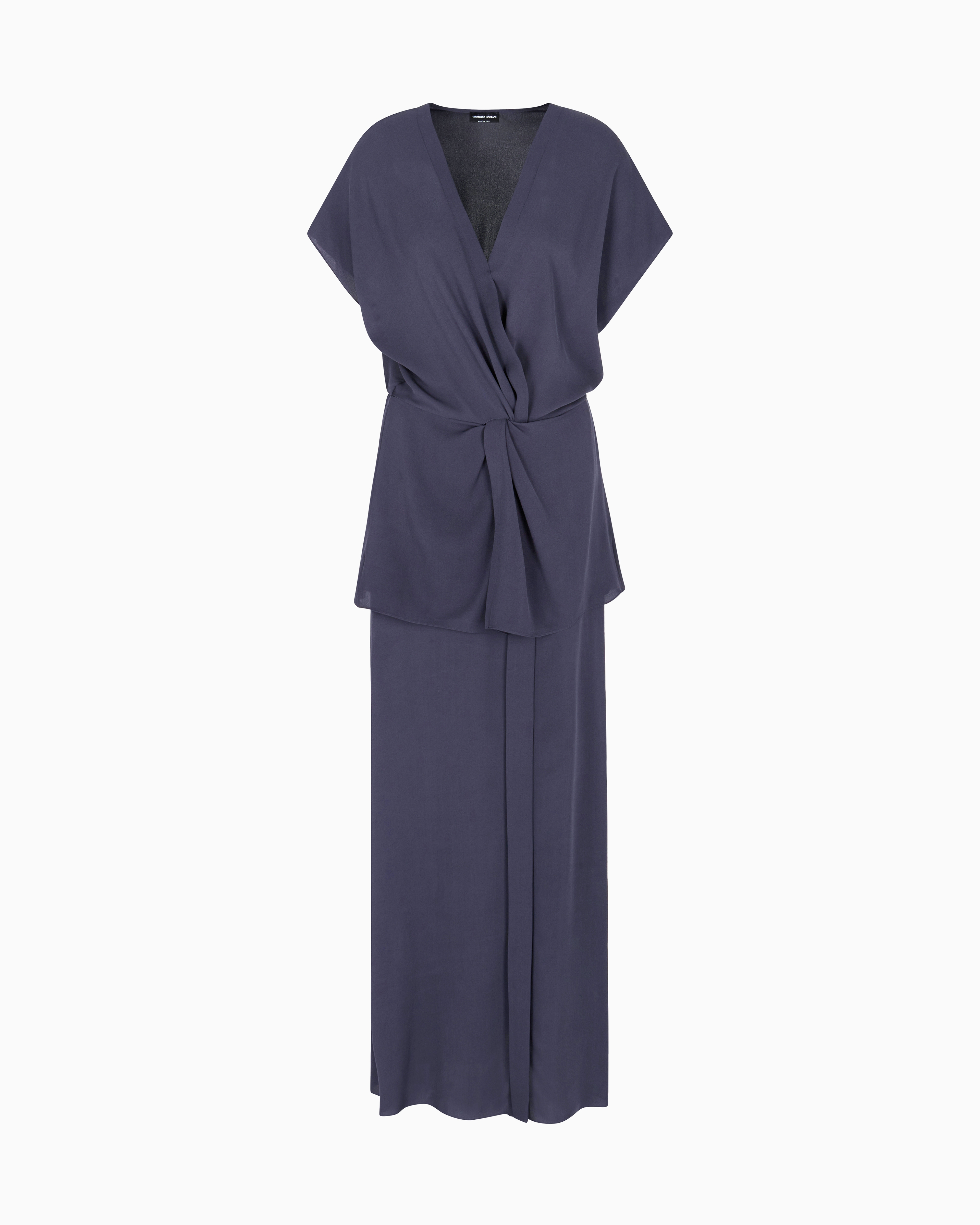 Giorgio Armani Long Dresses In Blue
