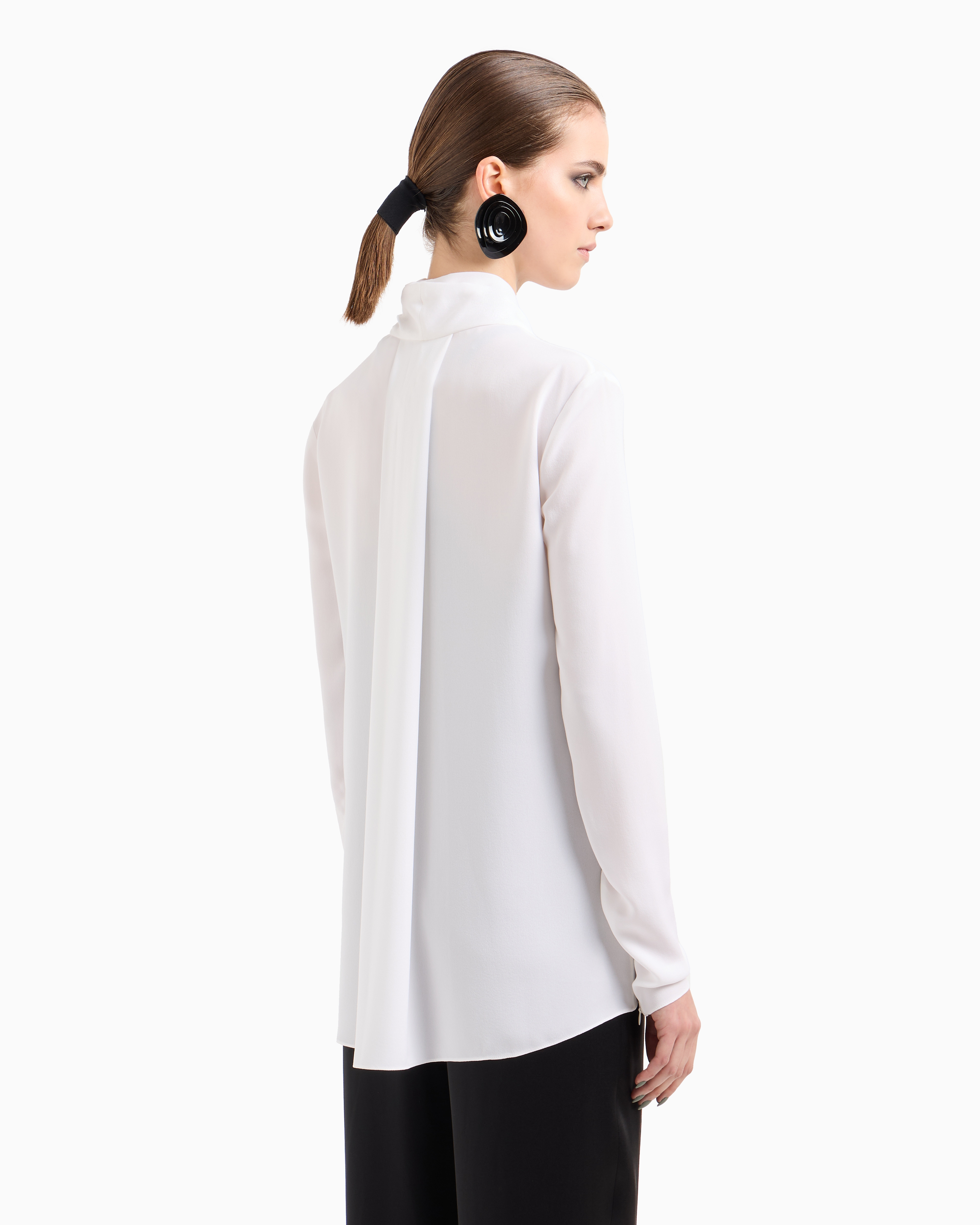 21SS｜3点セットアップ｜46｜Giorgio Armani Triple silk georgette shirt | Giorgio Armani