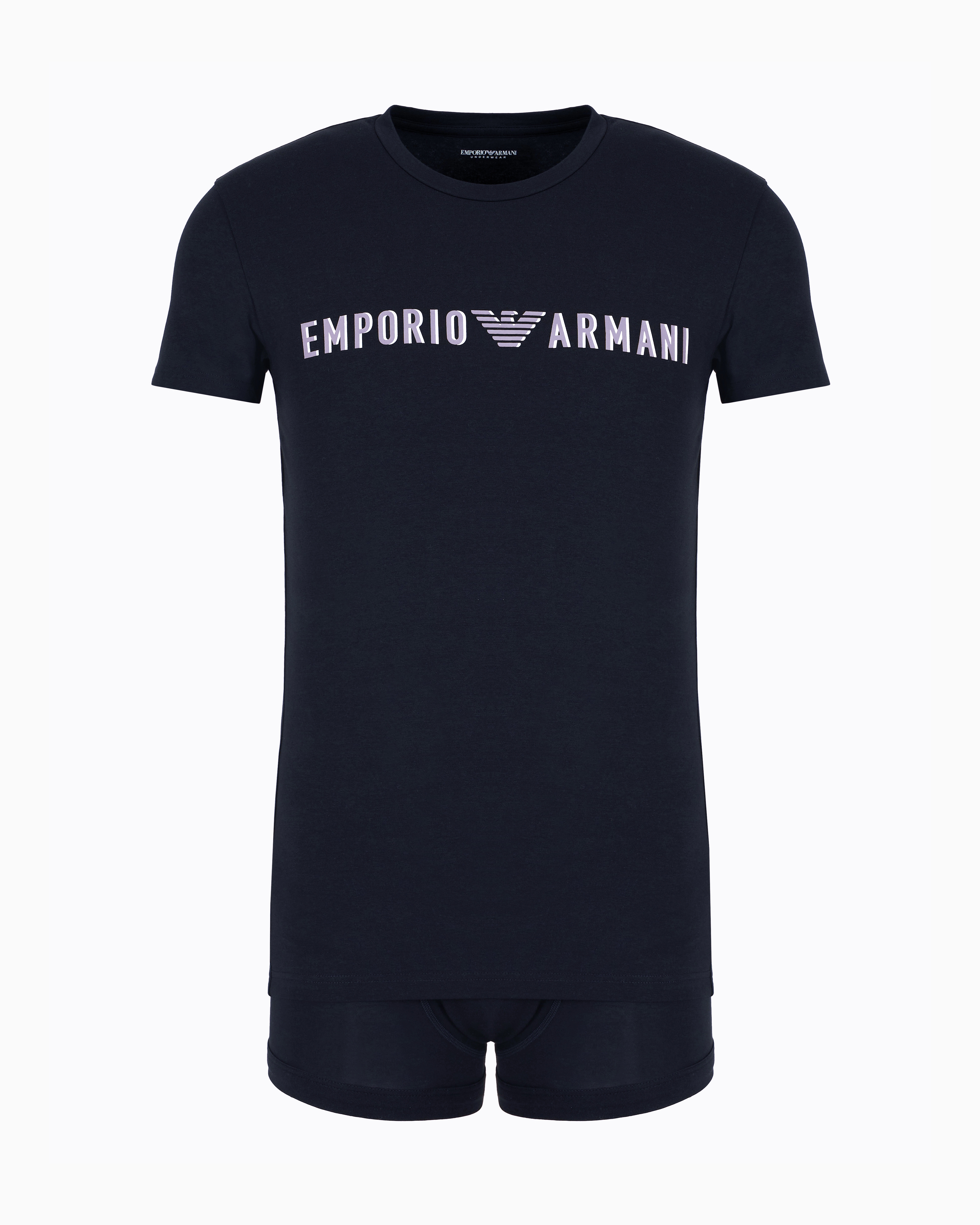 関税込 EMPORIO ARMANI UNDERWEAR イーグルラベル Tシャツ 関税込 EMPORIO ARMANI UNDERWEAR イーグルラベル Tシャツ BI