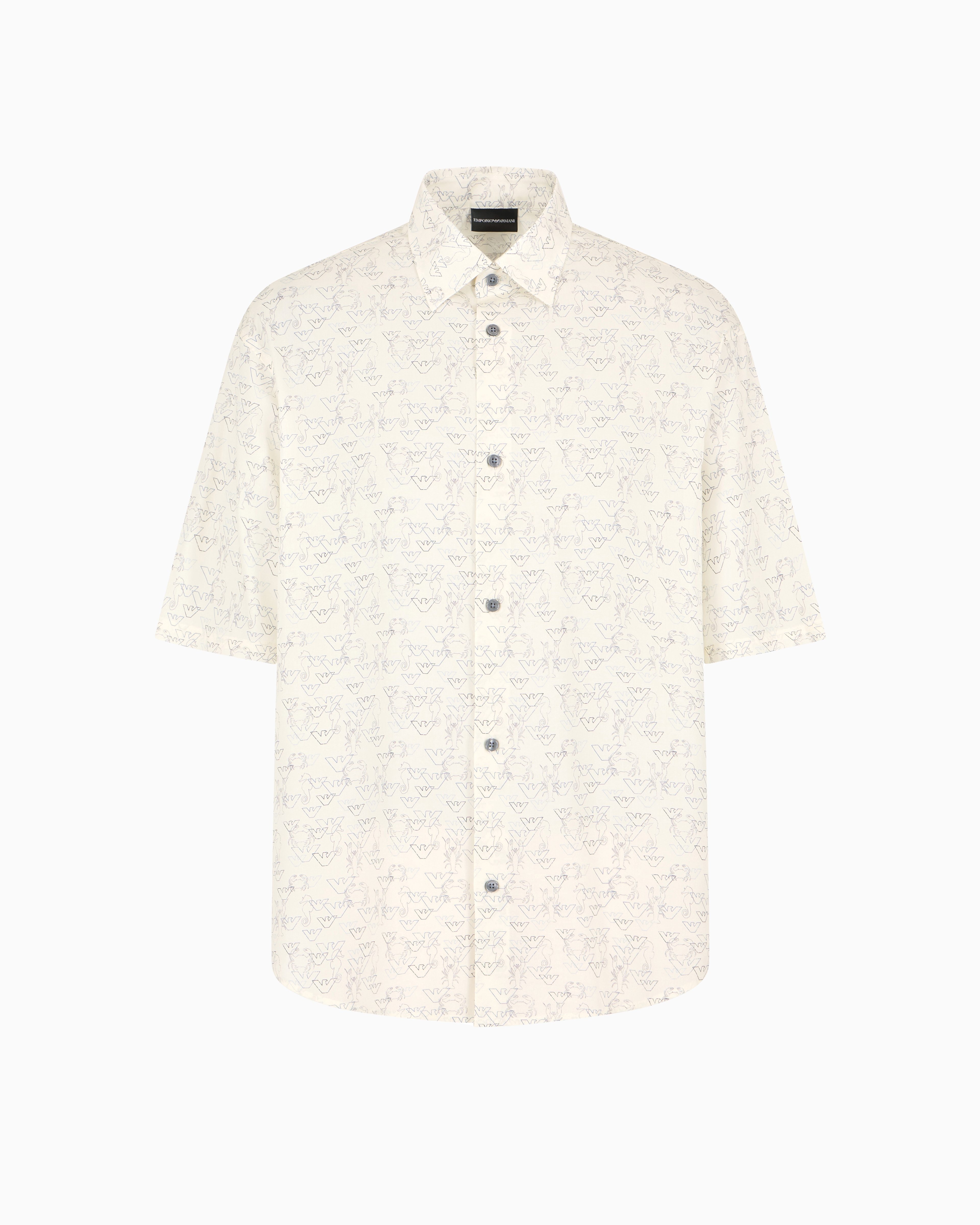 Emporio Armani◆ASV フルジップ スウェットシャツ リヨセル混紡 ASV Tシャツ リヨセル混紡ジャージー ステッチ刺繍 | Emporio Armani