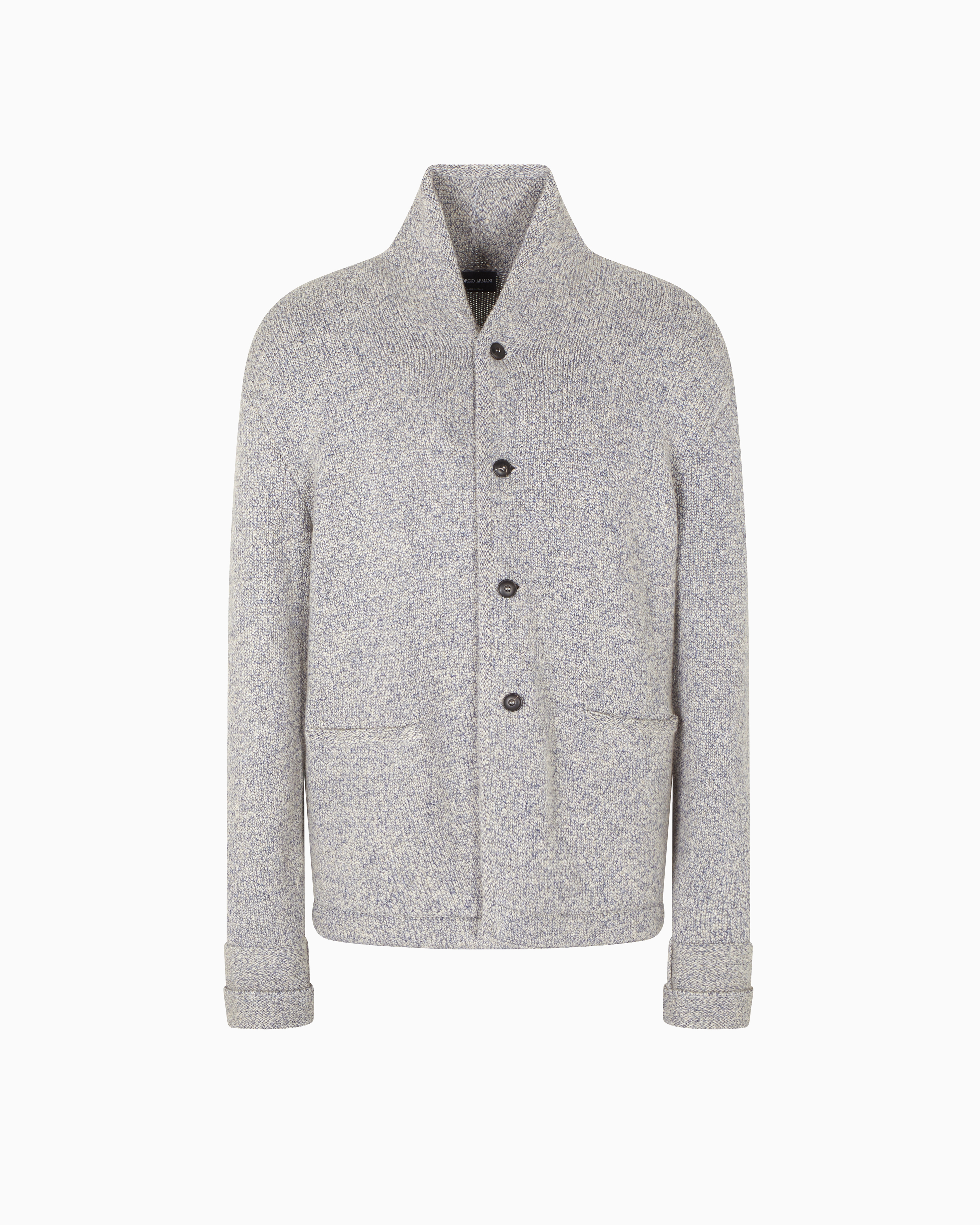 カーディガンジャケット カシミア／コットン ニット | Giorgio Armani