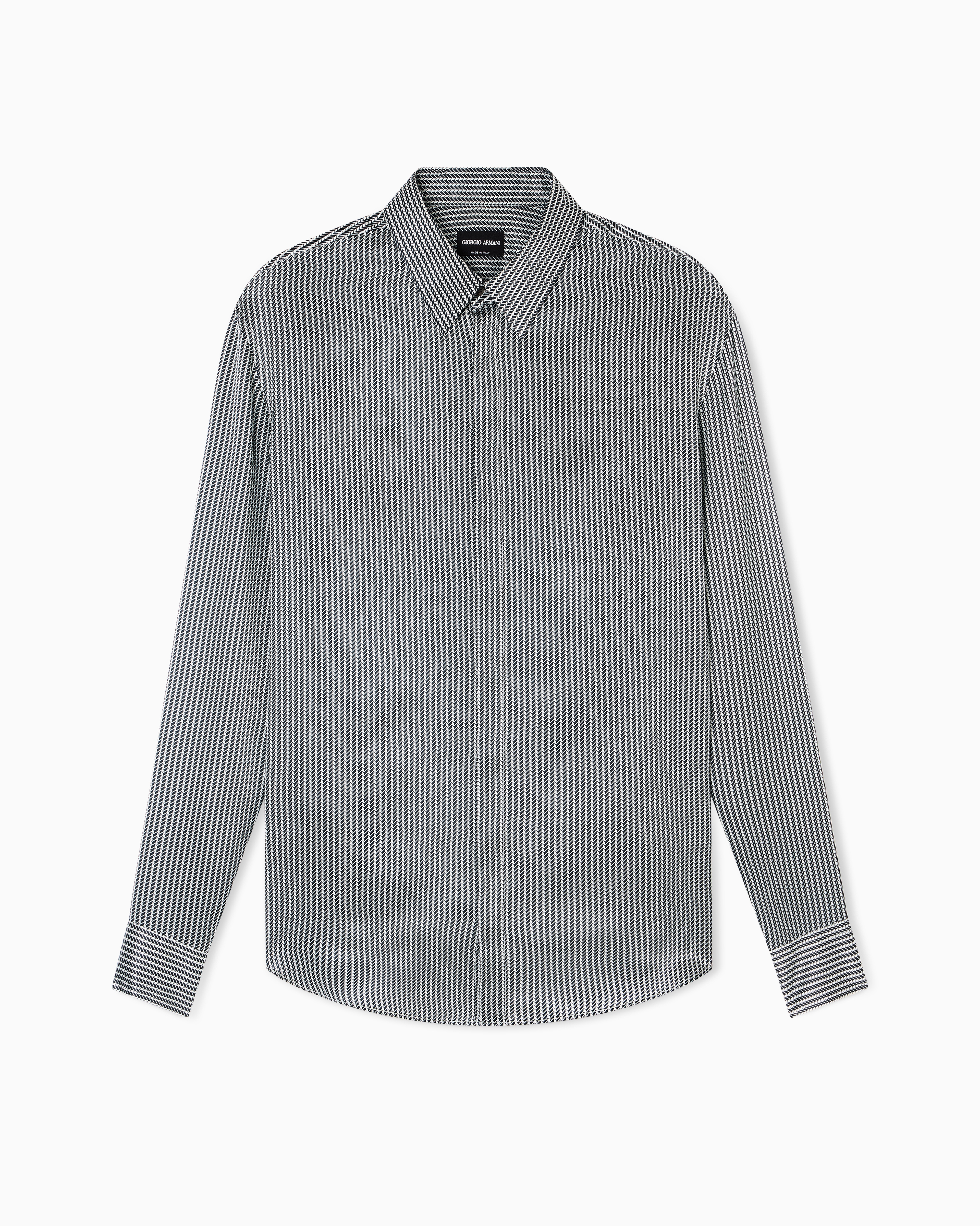 ARMANI COLLEZIONI ゴールドベージュ半袖シャツ　シルク　上品 ARMANI COLLEZIONI ゴールドベージュ半袖シャツ シルク 上品