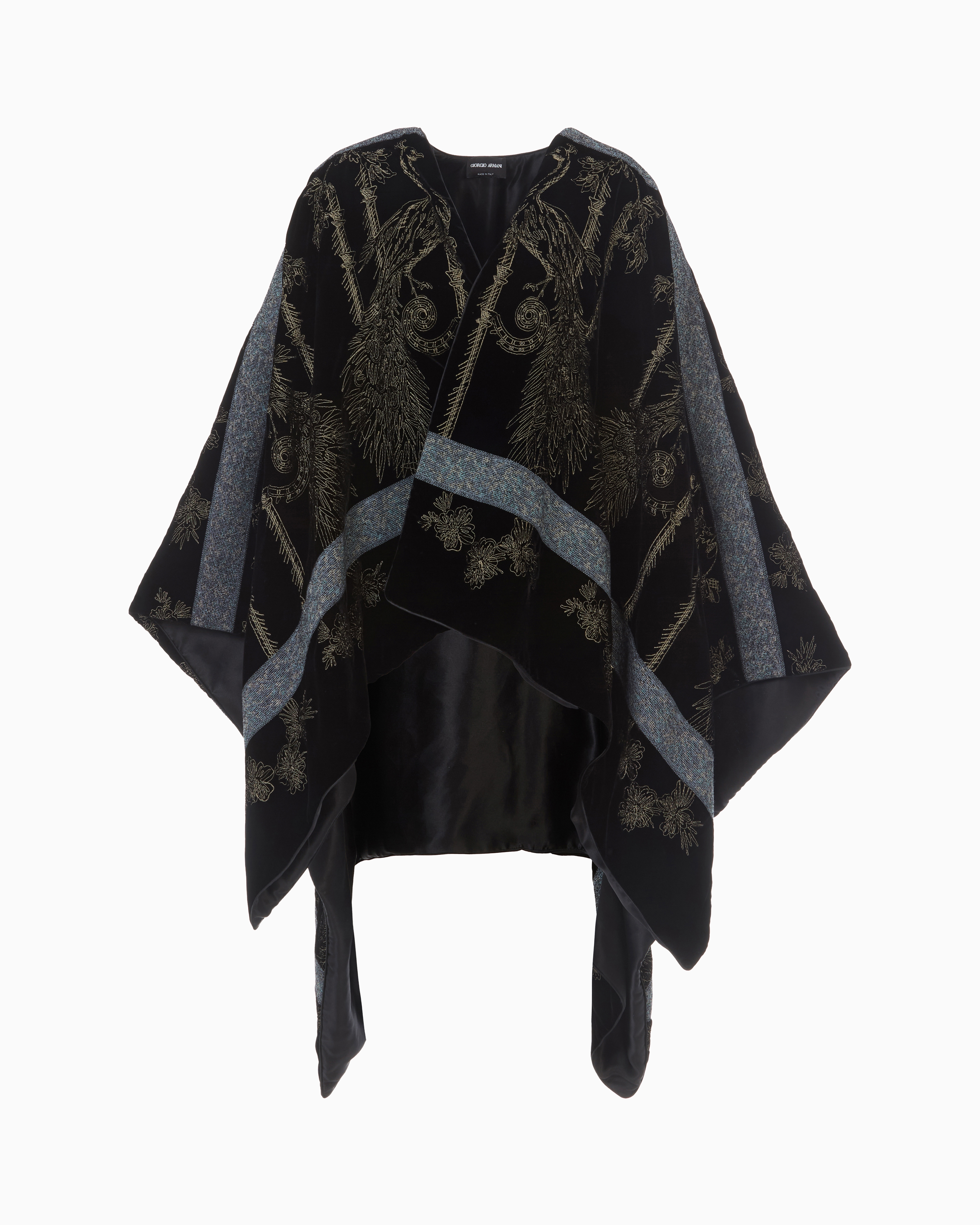 Giorgio Armani Ponchos In Gray