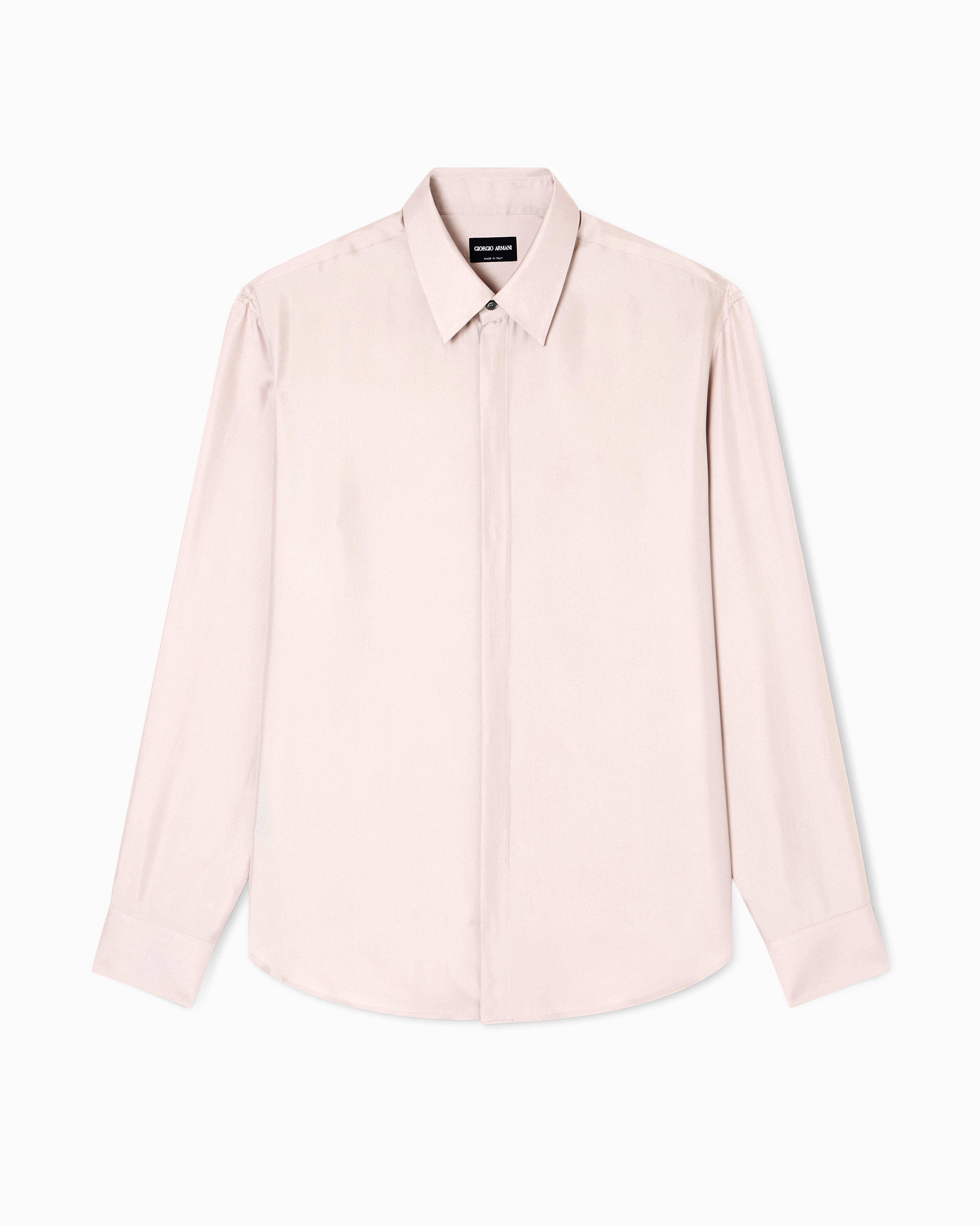 美品 イタリア製 GIORGIO ARMANI リネン スキッパー シャツ 美品 イタリア製 GIORGIO ARMANI リネン スキッパー シャツ 美品