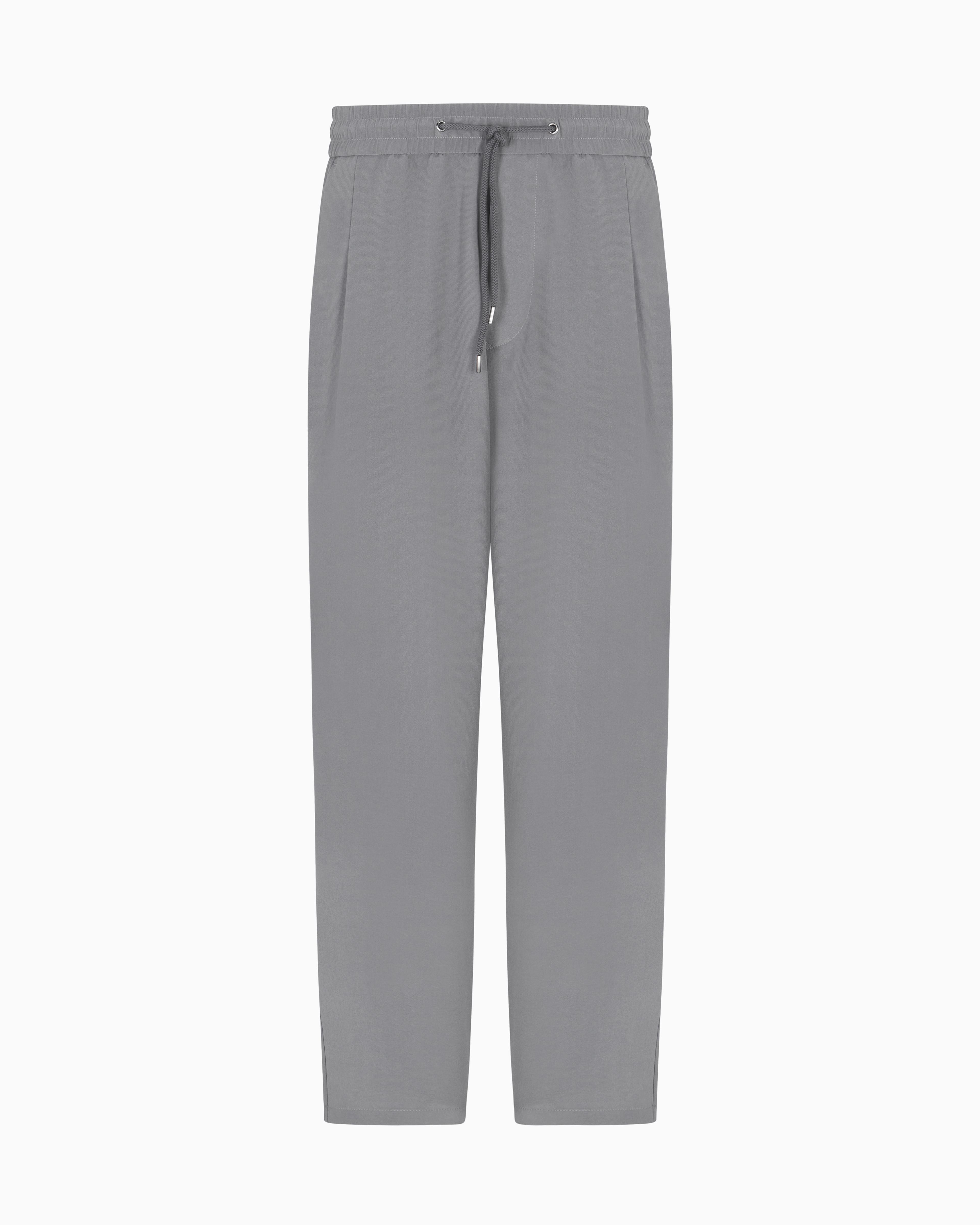 ノータックパンツ シルククレープ | Giorgio Armani