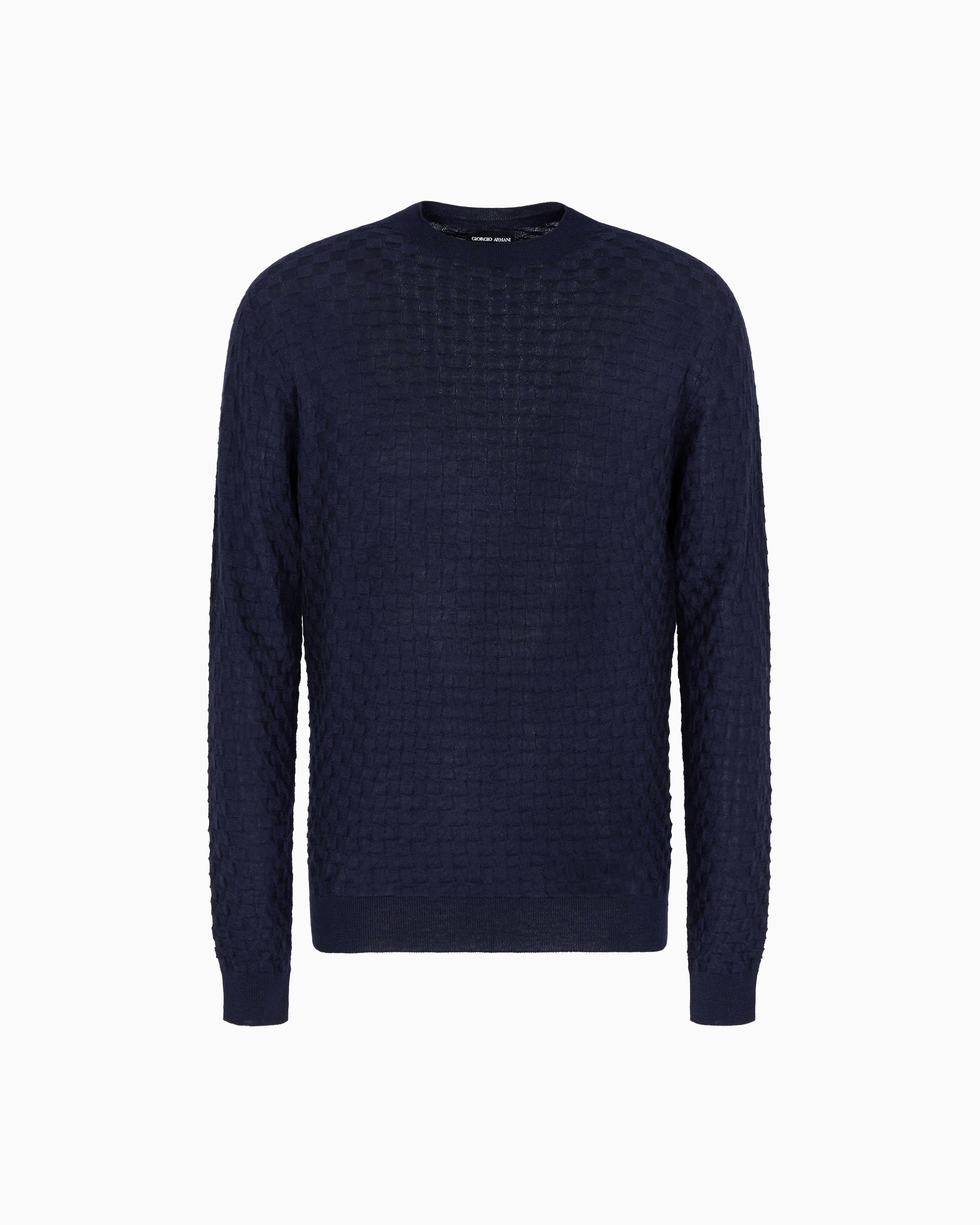 Giorgio Armani カシミヤニット 48 ブラウン Giorgio Armani カシミヤニット 48 ブラウン