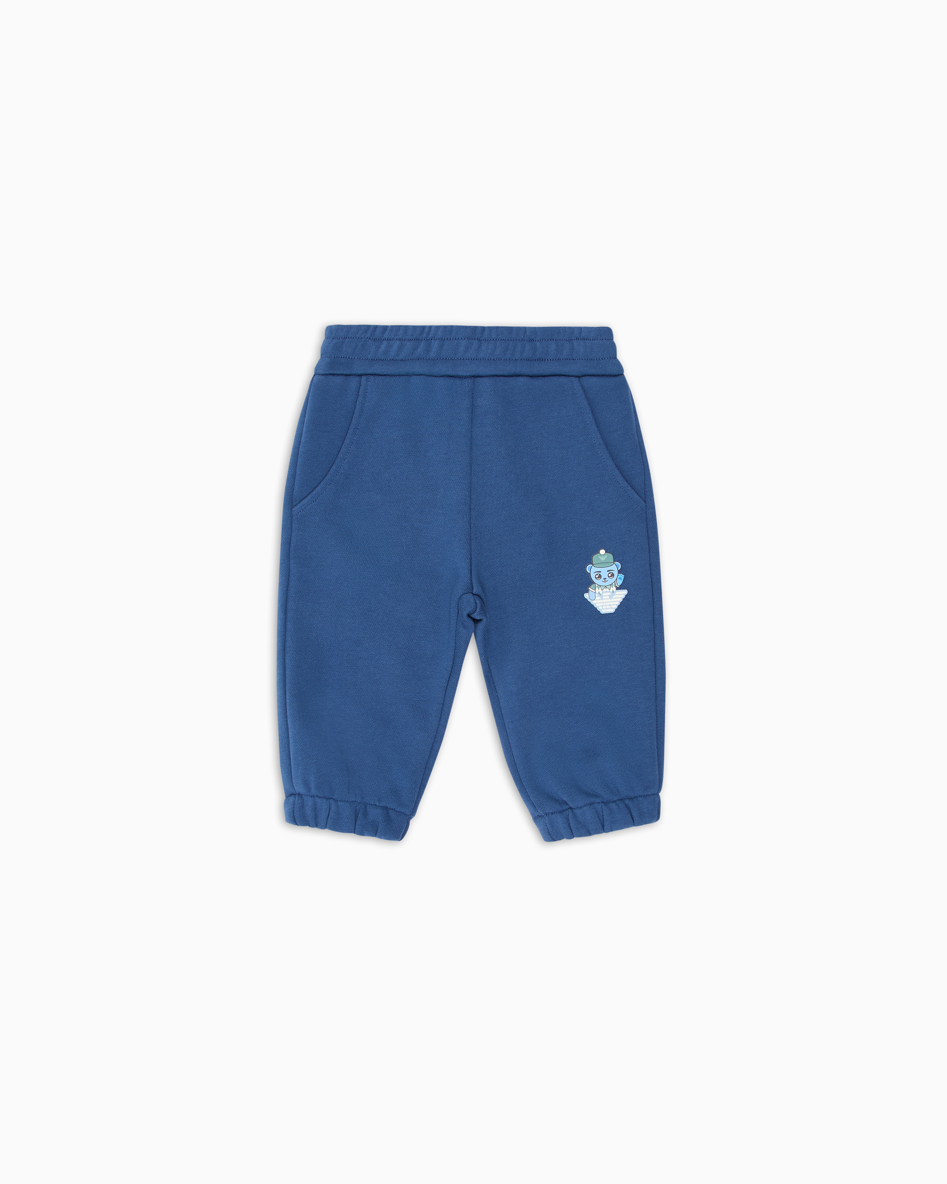 Emporio Armani - ASV joggers organic jersey with Manga Bear Crew print, Boy, Size: