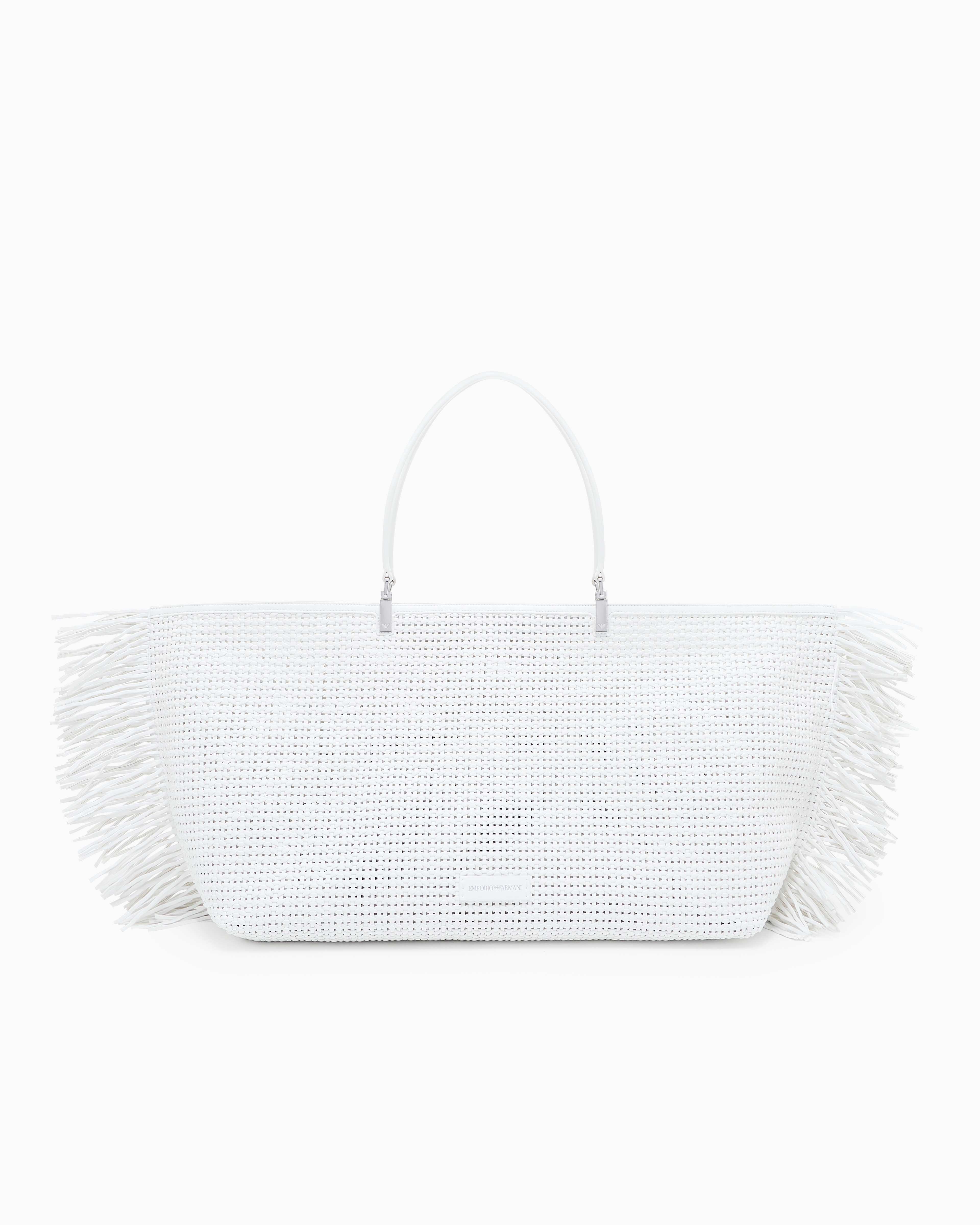 トートバッグ Emporio Armani Multicolor Woven Shopping Bag EMPORIO ARMANI MULTICOLOR WOVEN SHOPPING BAG – FerrarisBoutique