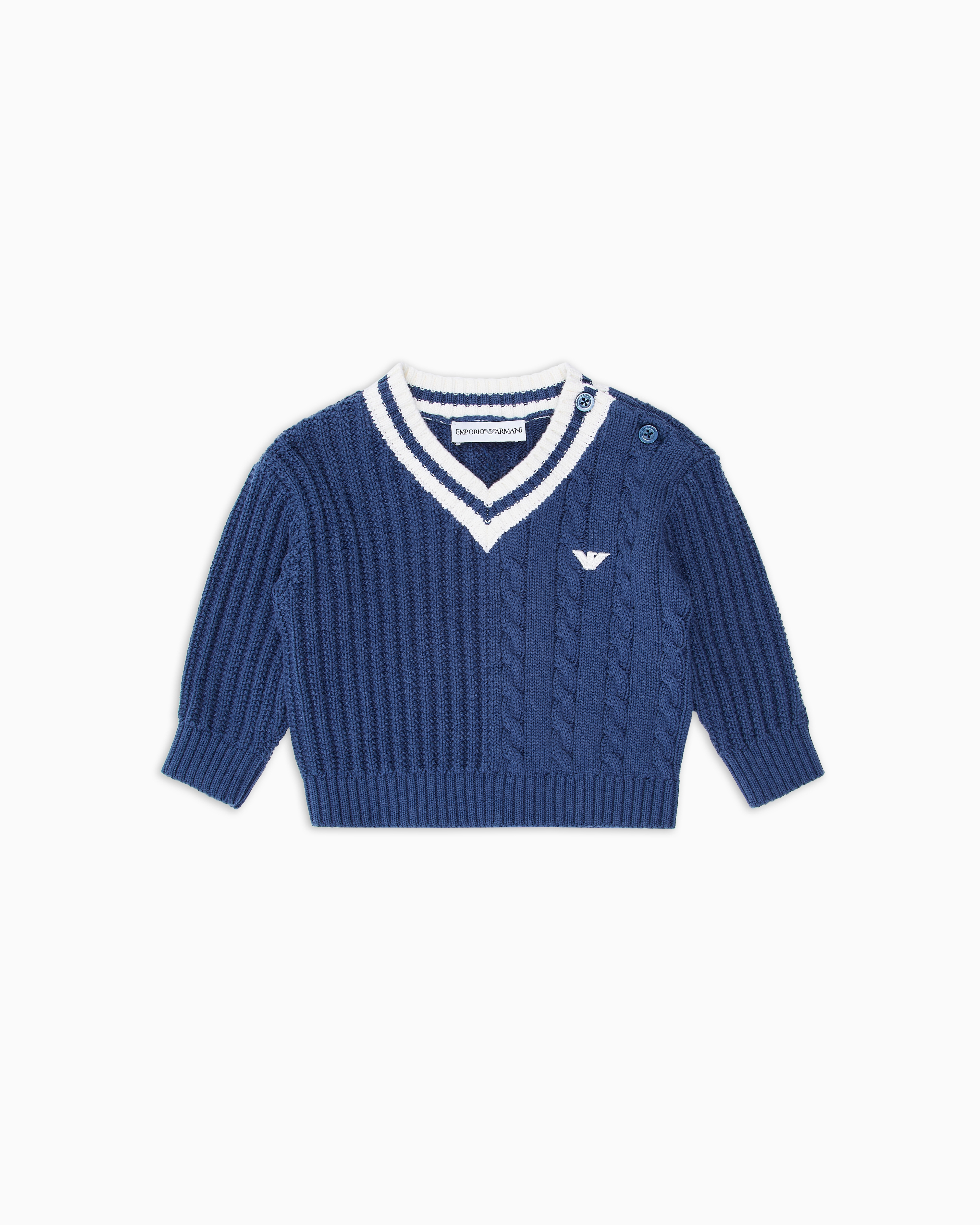 EMPORIO ARMANI キッズ ワンピース 10A ネイビー EMPORIO ARMANI(エンポリオアルマーニ) キッズワンピース