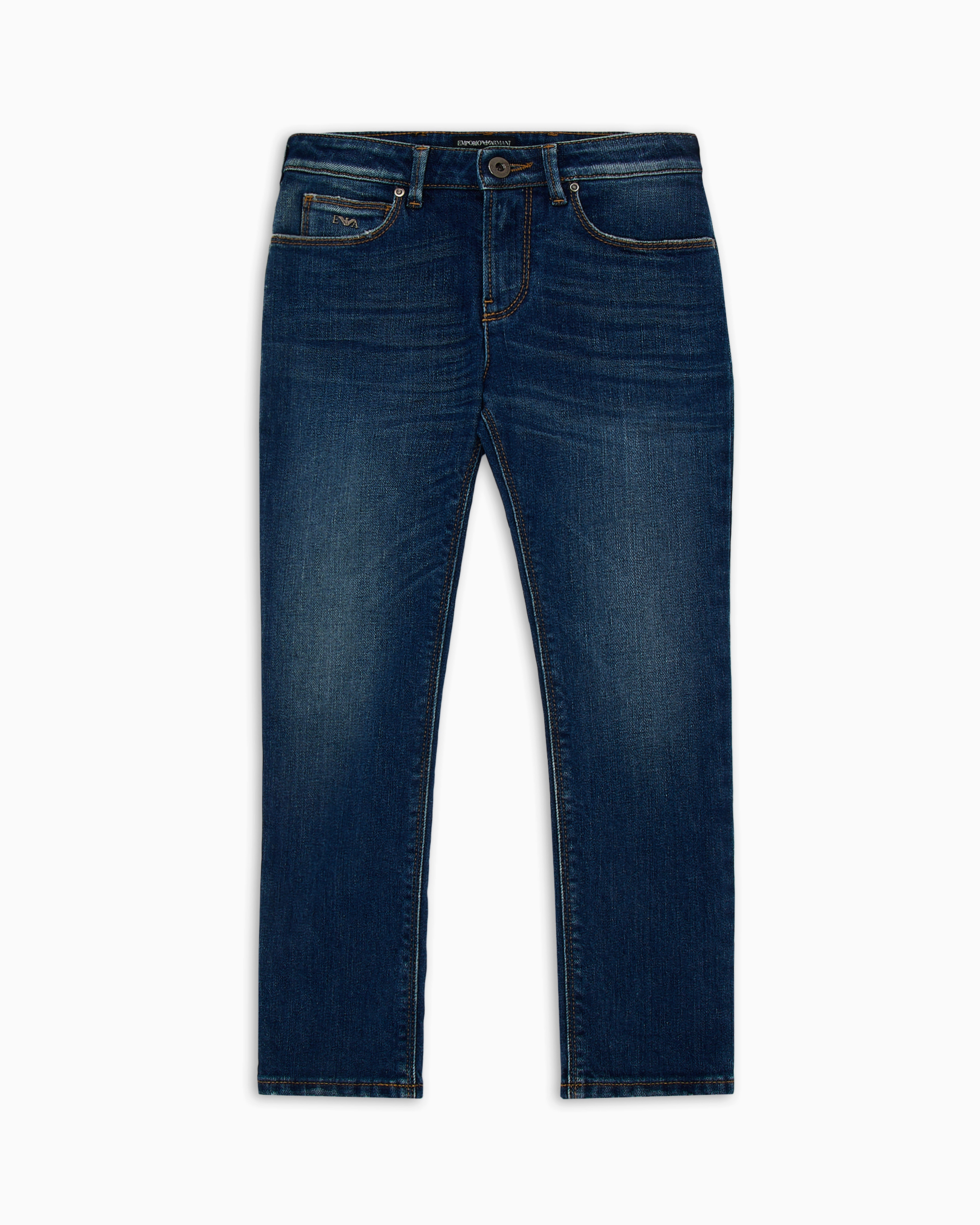 Emporio Armani Blue J06 Jeans In Stretch Denim 11A