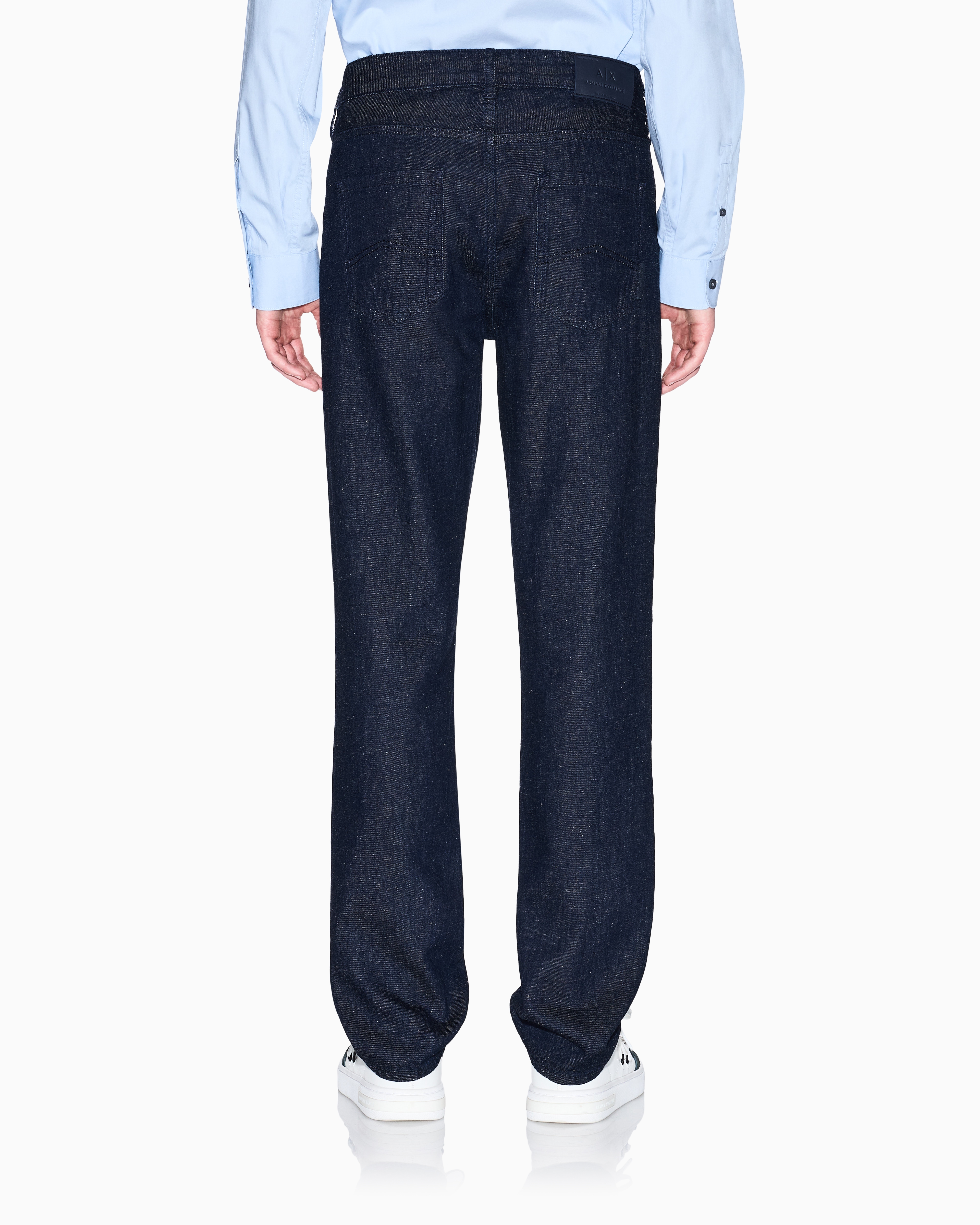 Armani Exchange -  J13 slim fit jeans cotton denim, Man, Blue, Size:
