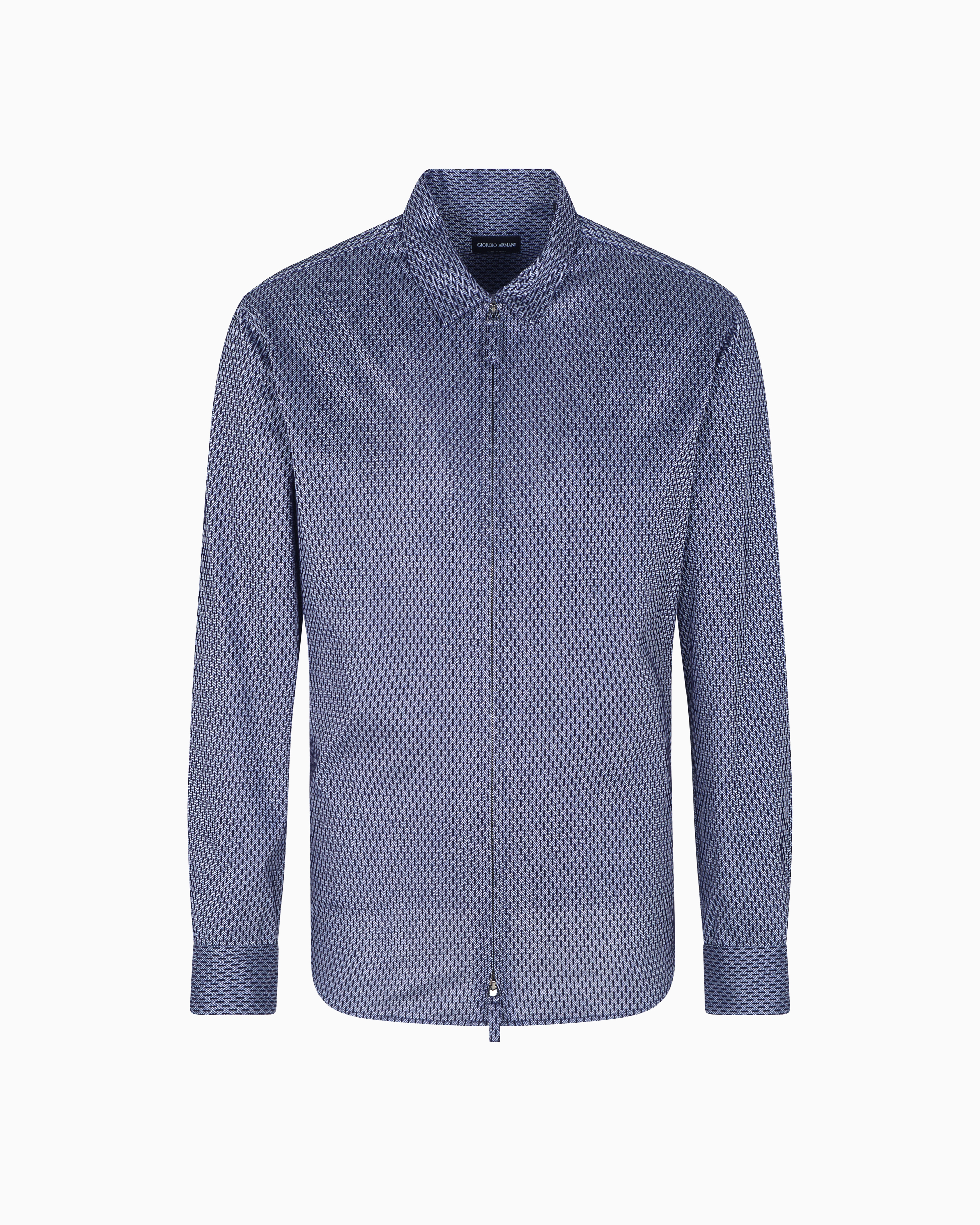 Giorgio Armani Casual Shirts In Blue