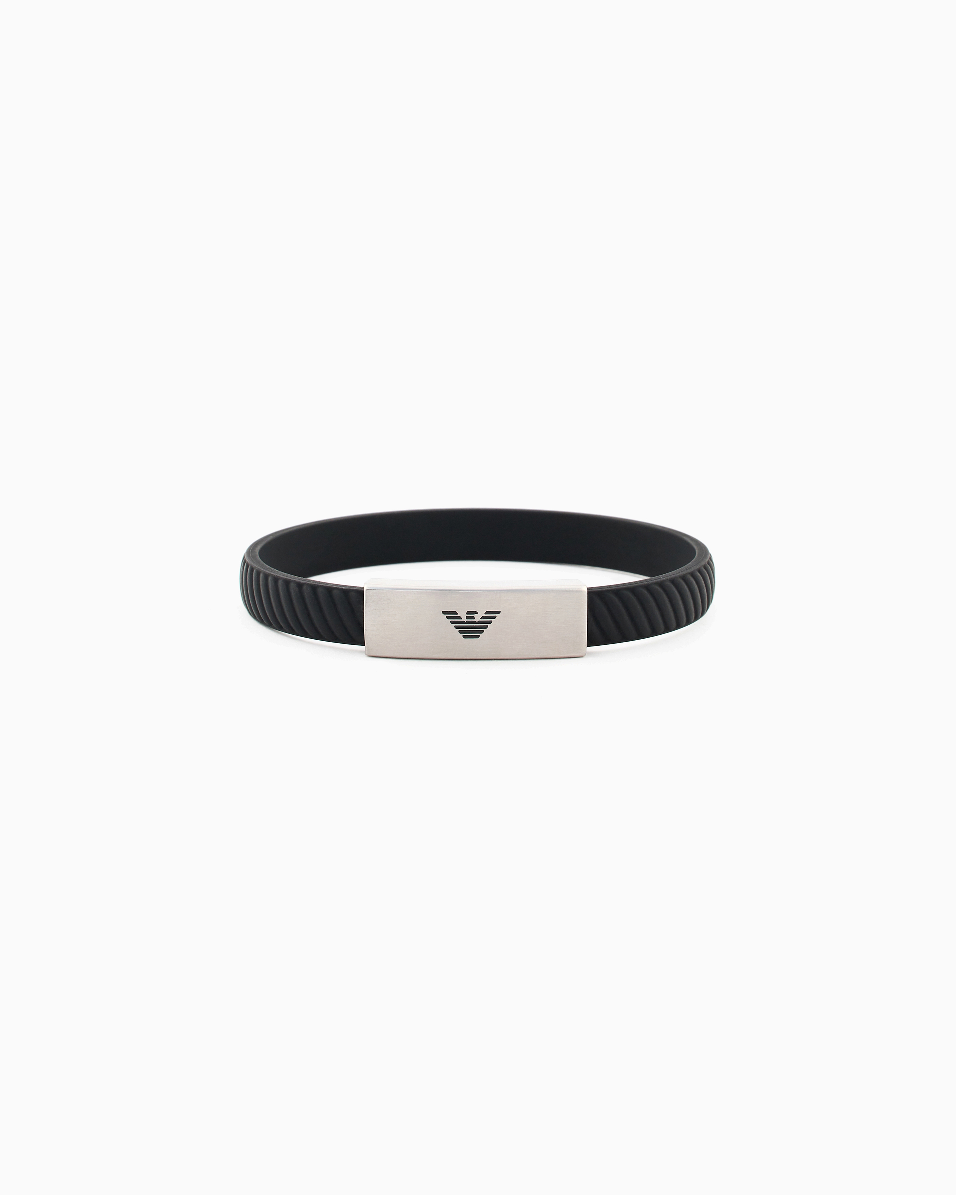 Emporio Armani -  Stainless Steel ID Bracelet, Man, Multicoloured, Size: TU