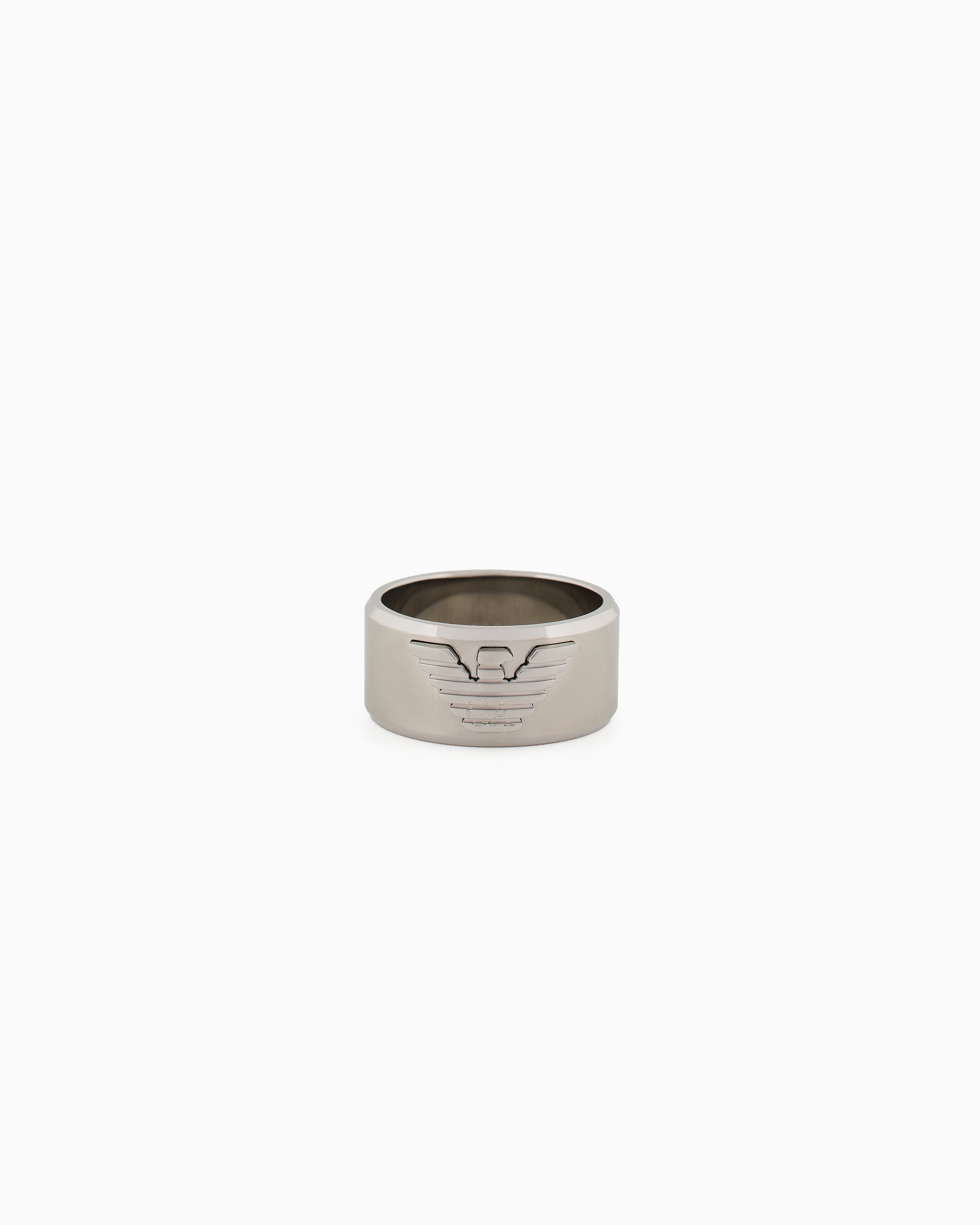 Emporio Armani -  Stainless Steel Band Ring, Man, Multicoloured, Size: