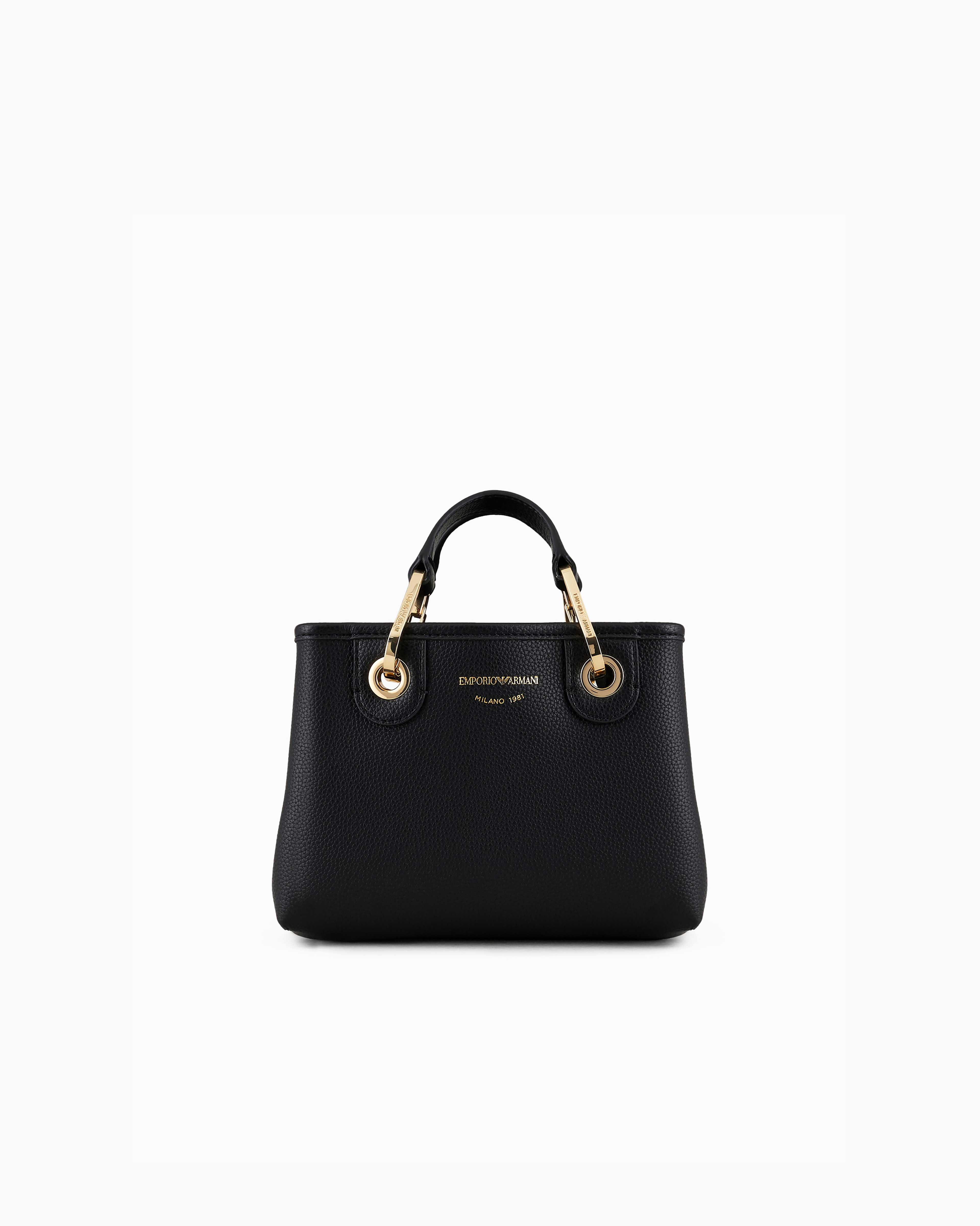 EMPORIO ARMANI☆MyEA ミディアム バスケットウィーブ バッグ♪ ASV Icon ハンドバッグ 再生レザー ミディアム | Emporio Armani