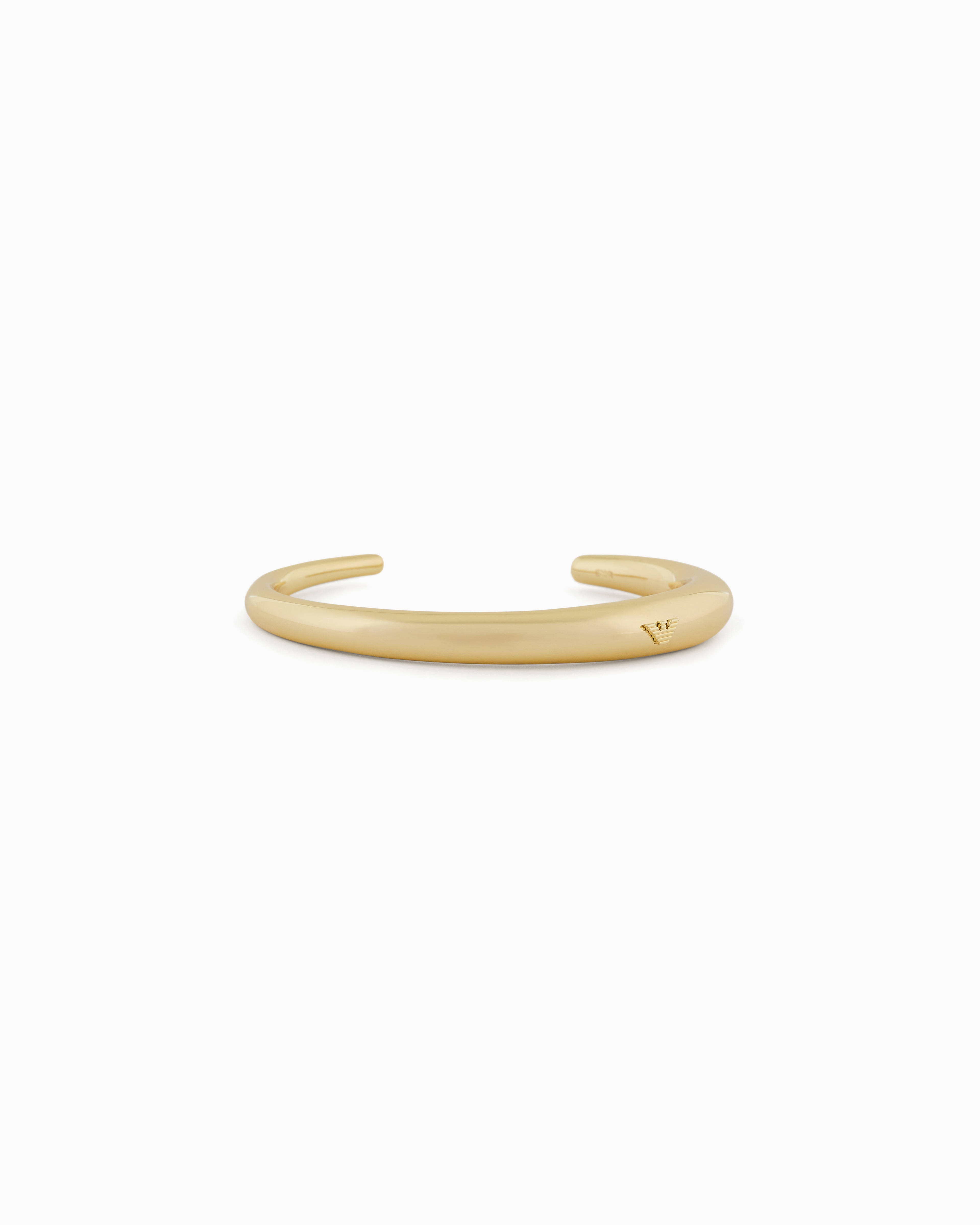 Emporio Armani -  Gold-Tone Brass Cuff Bracelet, Woman, Multicoloured, Size: TU