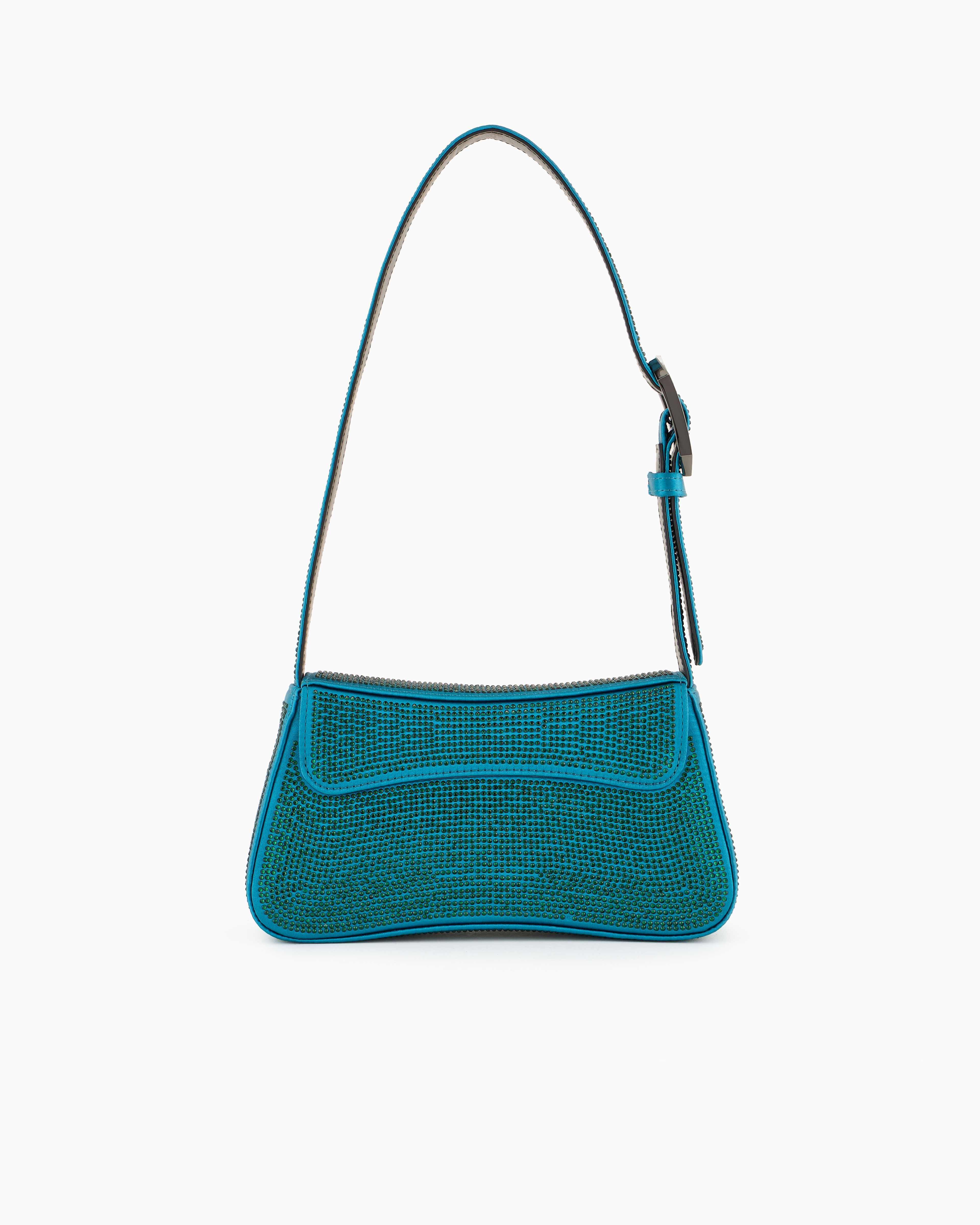 ハンドバッグ GIORGIO ARMANI SATIN HANDBAG WITH RHINESTONES undefined