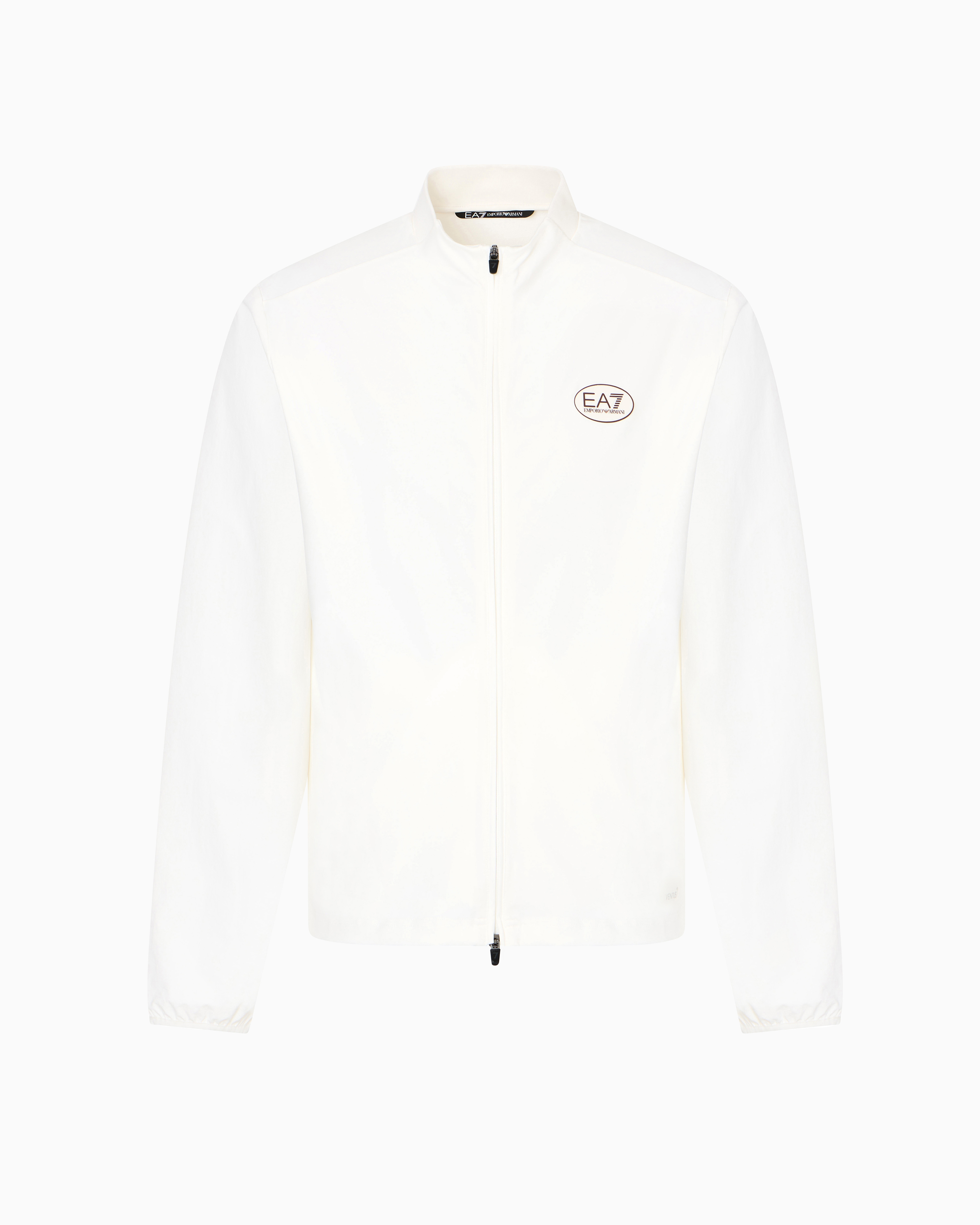 Ea7 Golf Pro Ventus7 Technical Fabric Jacket In White