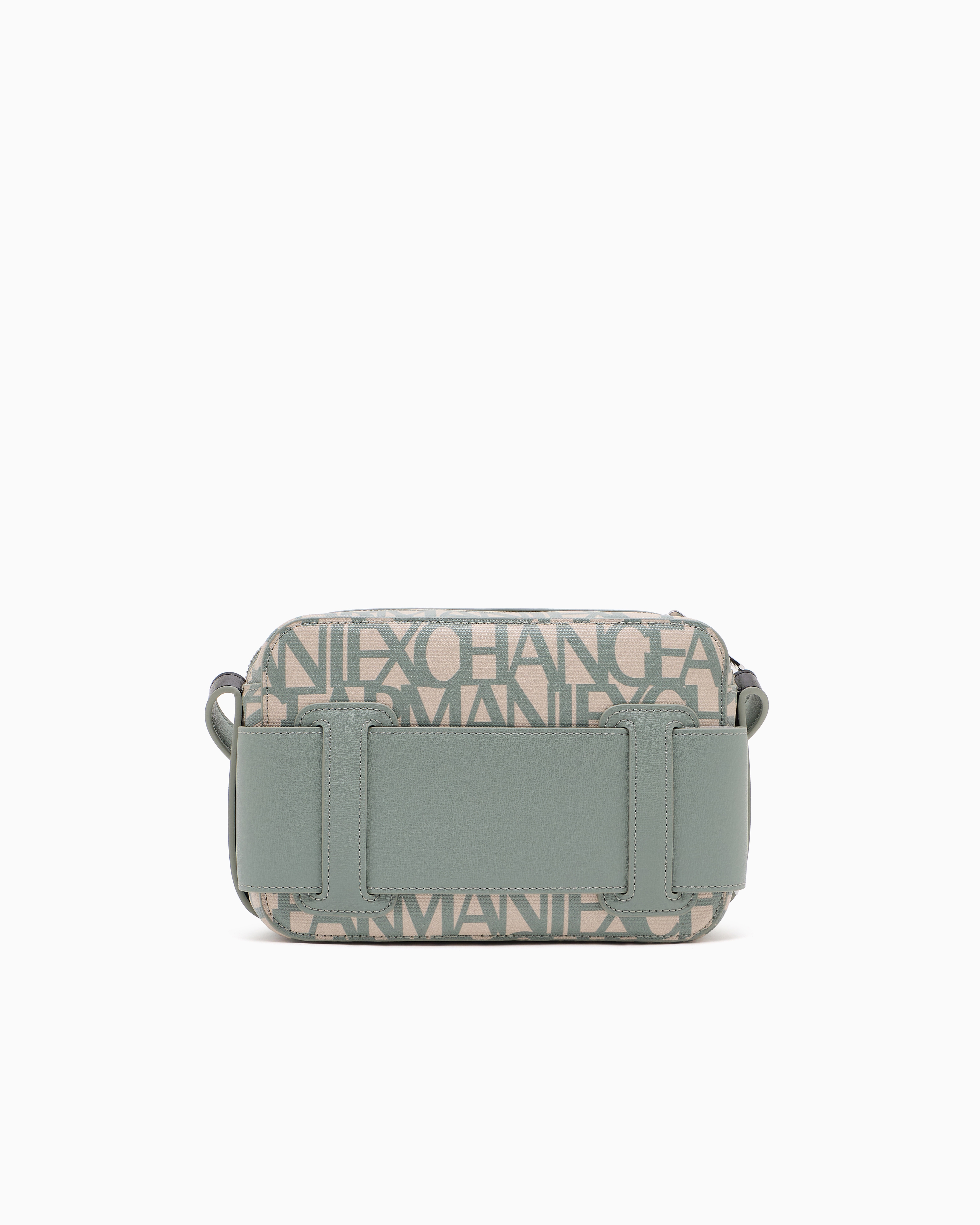 Armani Exchange Camera Case Bag With Contrasting Detail In Green