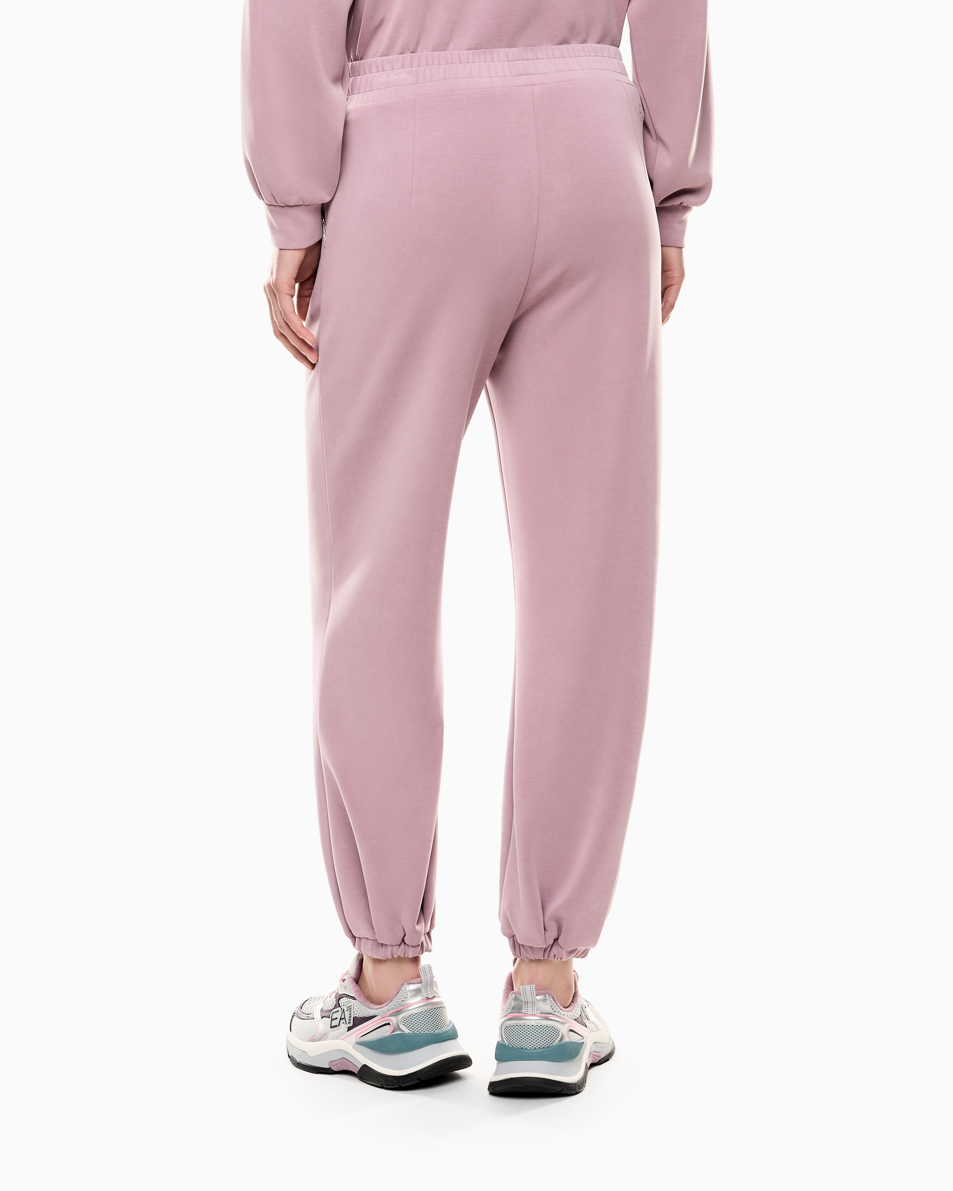 Ea7 Pantalon De Jogging Precious En Interlock De Modal Stretch