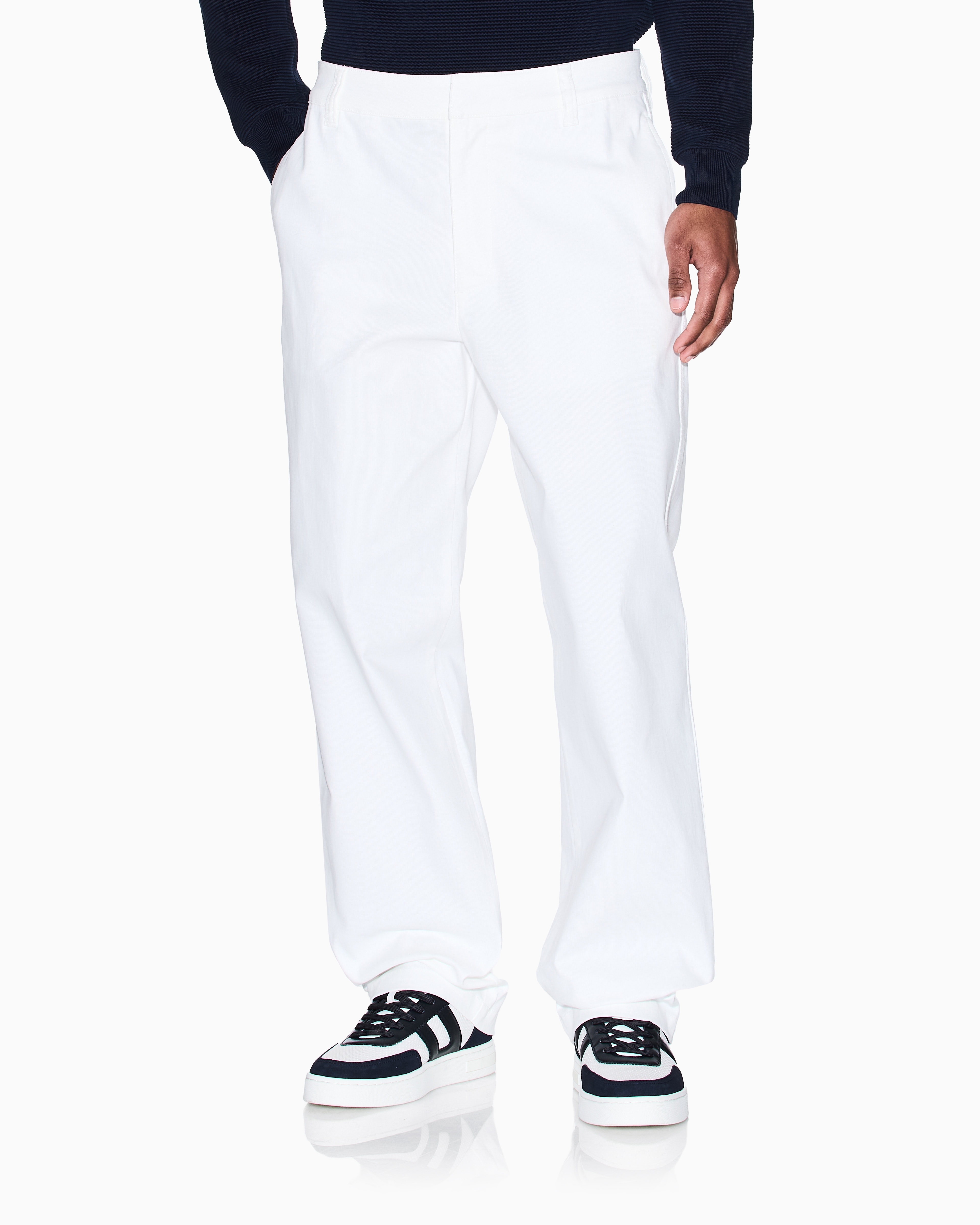 Stretch cotton chinos