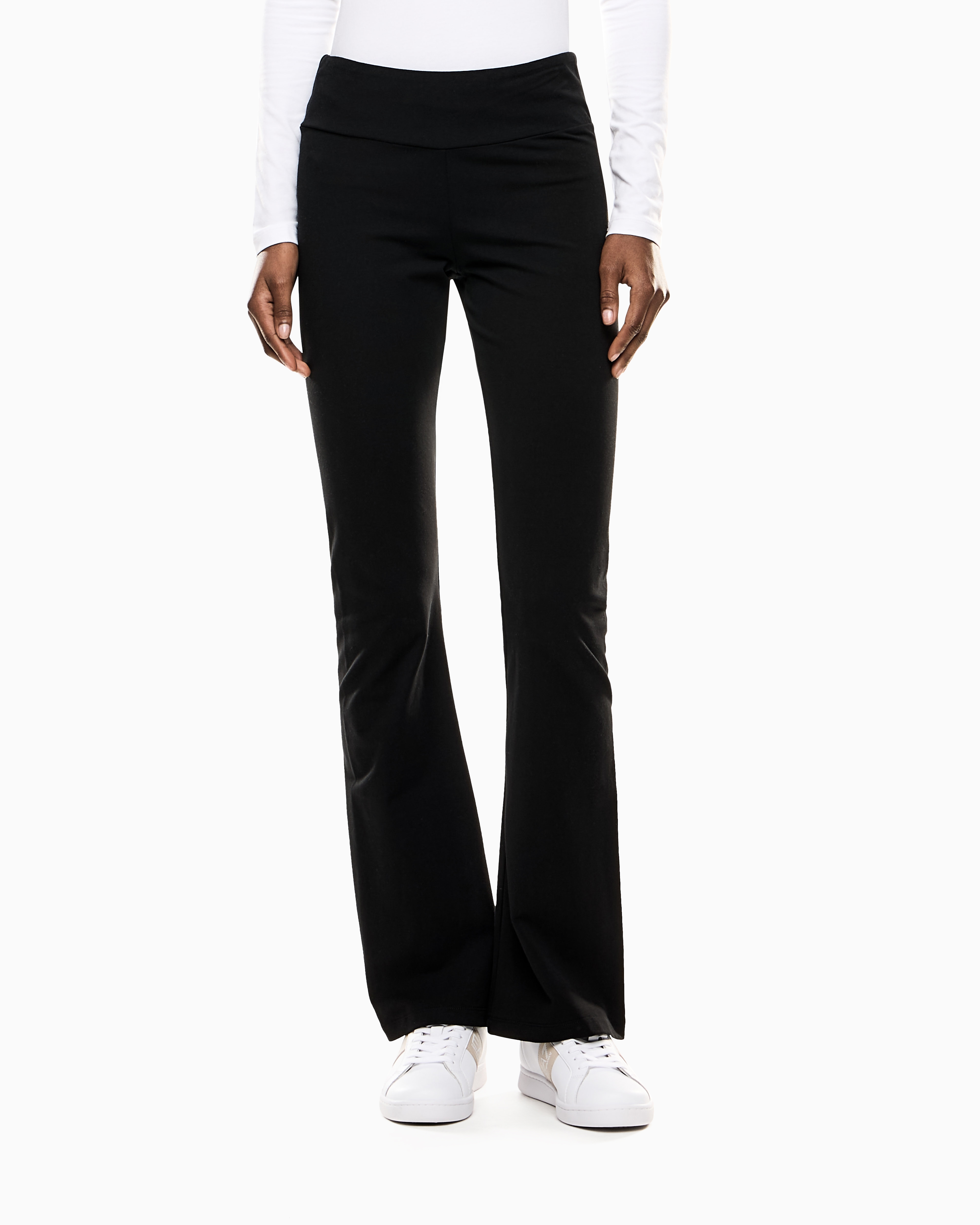 パンツ EMPORIO ARMANI Women Straight Pants EW000205AF12677 MB001 BL J4B medium-high waist and straight-leg denim jeans with