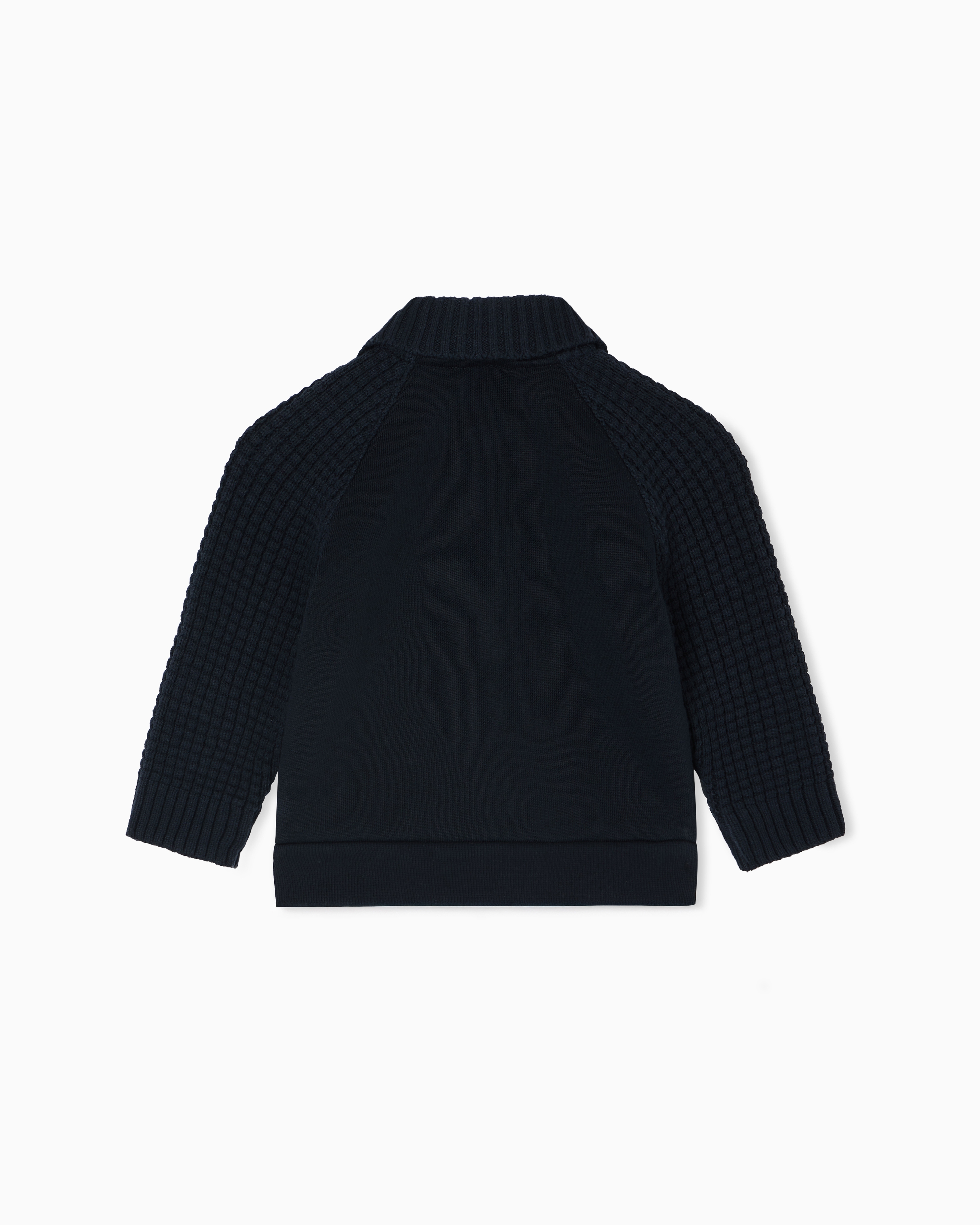 ジップアップ スウェットシャツ ジャージー ワッフル風ニット ジップアップ スウェットシャツ ジャージー ワッフル風ニット