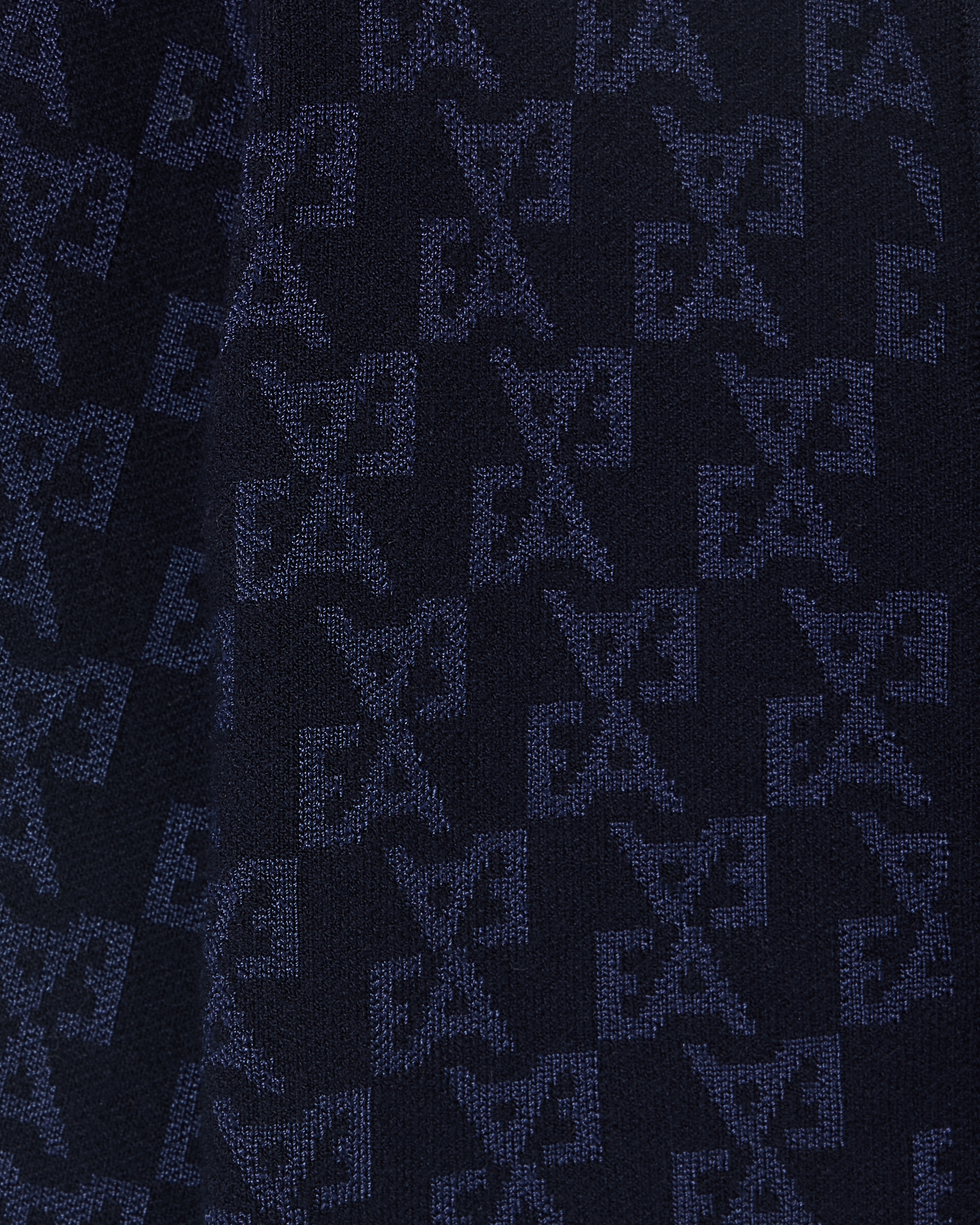 Emporio Armani - Cardigan a jacquard knit with an all-over EA logo, Girl, Blue, Size: