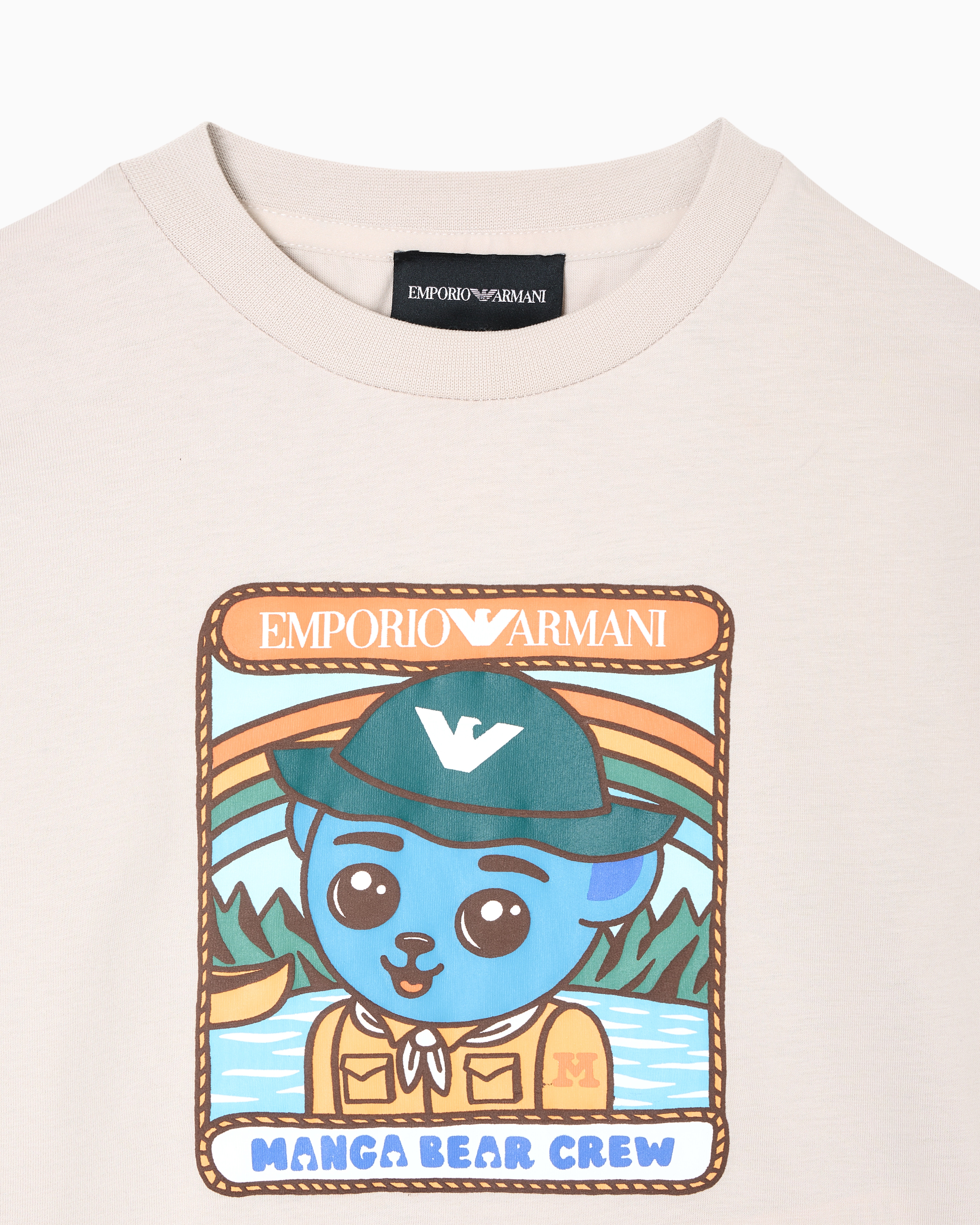 ASV マンガベアクルー コンフォートフィットTシャツ ジャージー