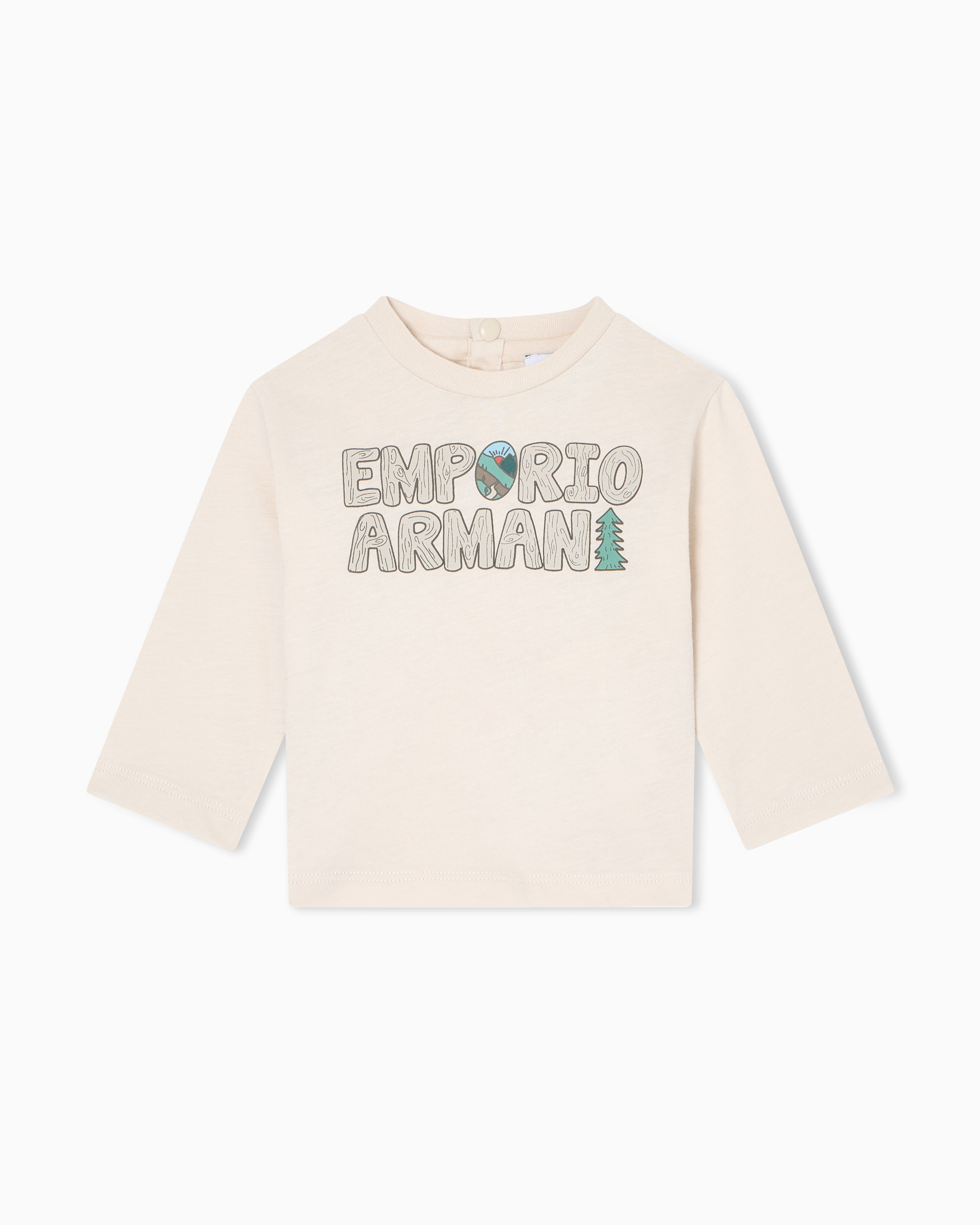 ASV 長袖Tシャツ ジャージー ロゴプリント | Emporio Armani