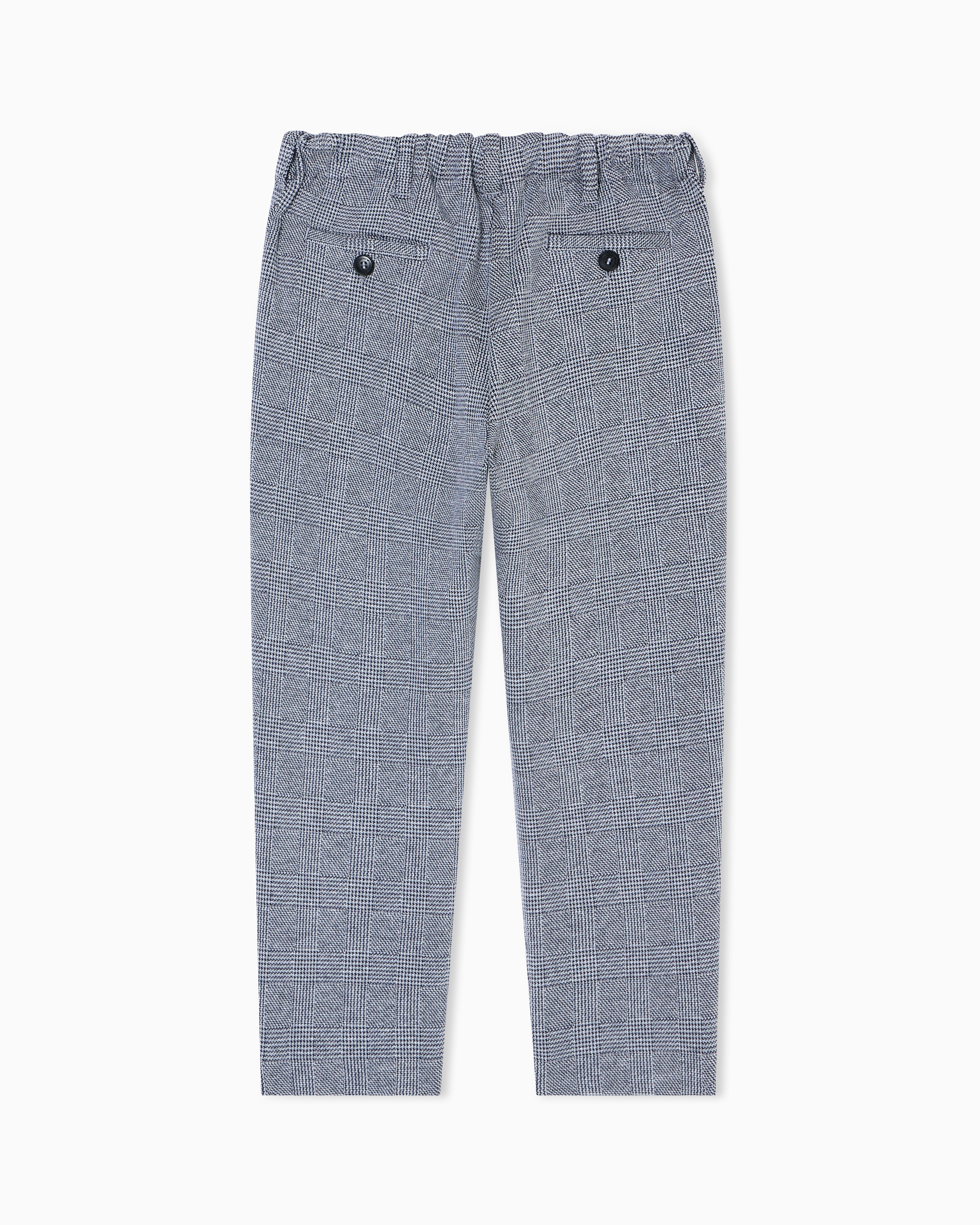 ASV ルーズフィットパンツ ジャカードジャージー チェックモチーフ