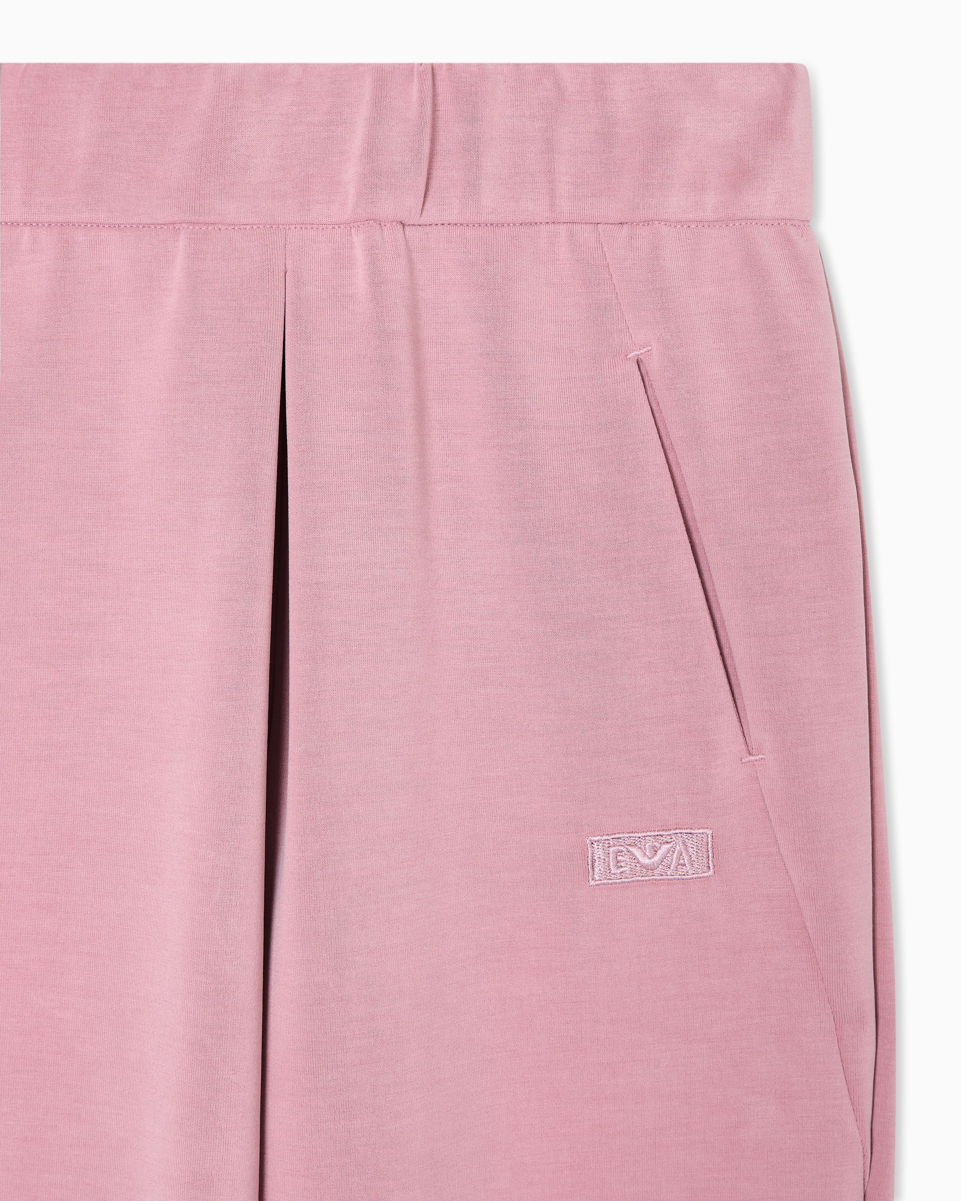 パンツ GIORGIO ARMANI Eco-viscose e cupro trouser with pinces Rosa Eco-viscose e cupro trouser with pinces GIORGIO ARMANI