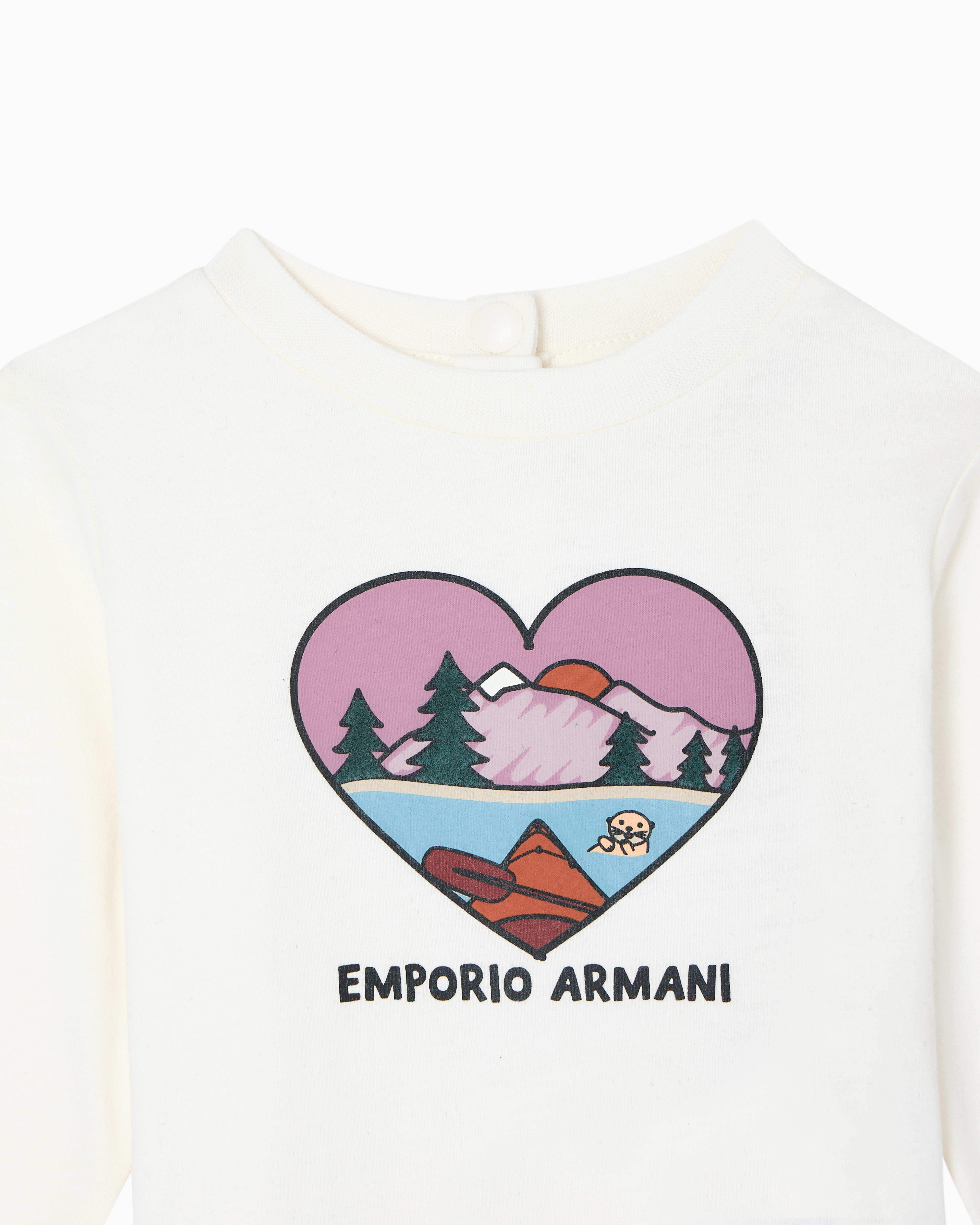 ASV トップス ジャージー フォレストプリント | Emporio Armani