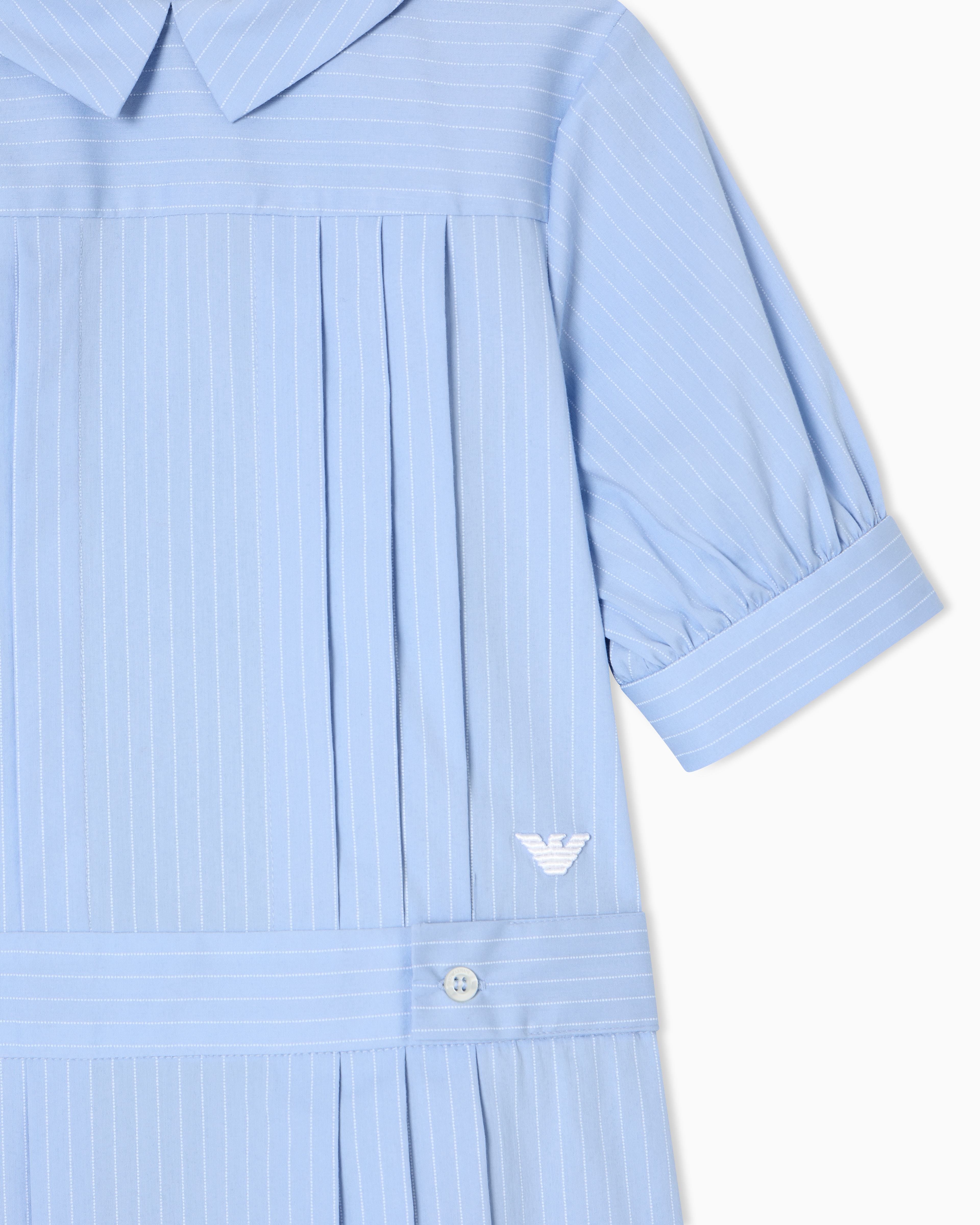 エンポリオ アルマーニ ジャカードレタリングジャージーフレアワンピース キッズ EMPORIO ARMANI ワンピース 「エンポリオ アルマーニ」フレア