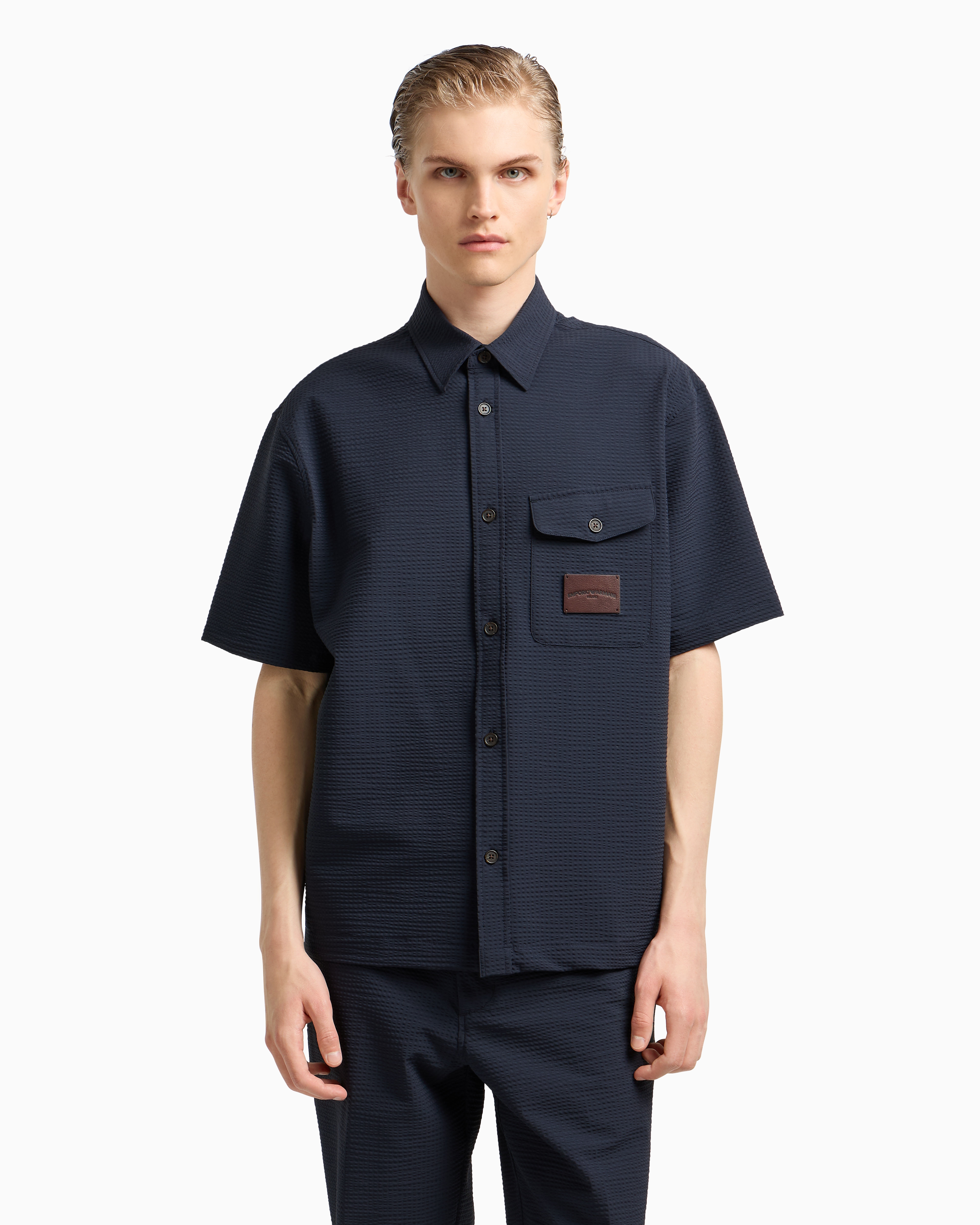 Emporio Armani Patch-pocket Short-sleeve Shirt