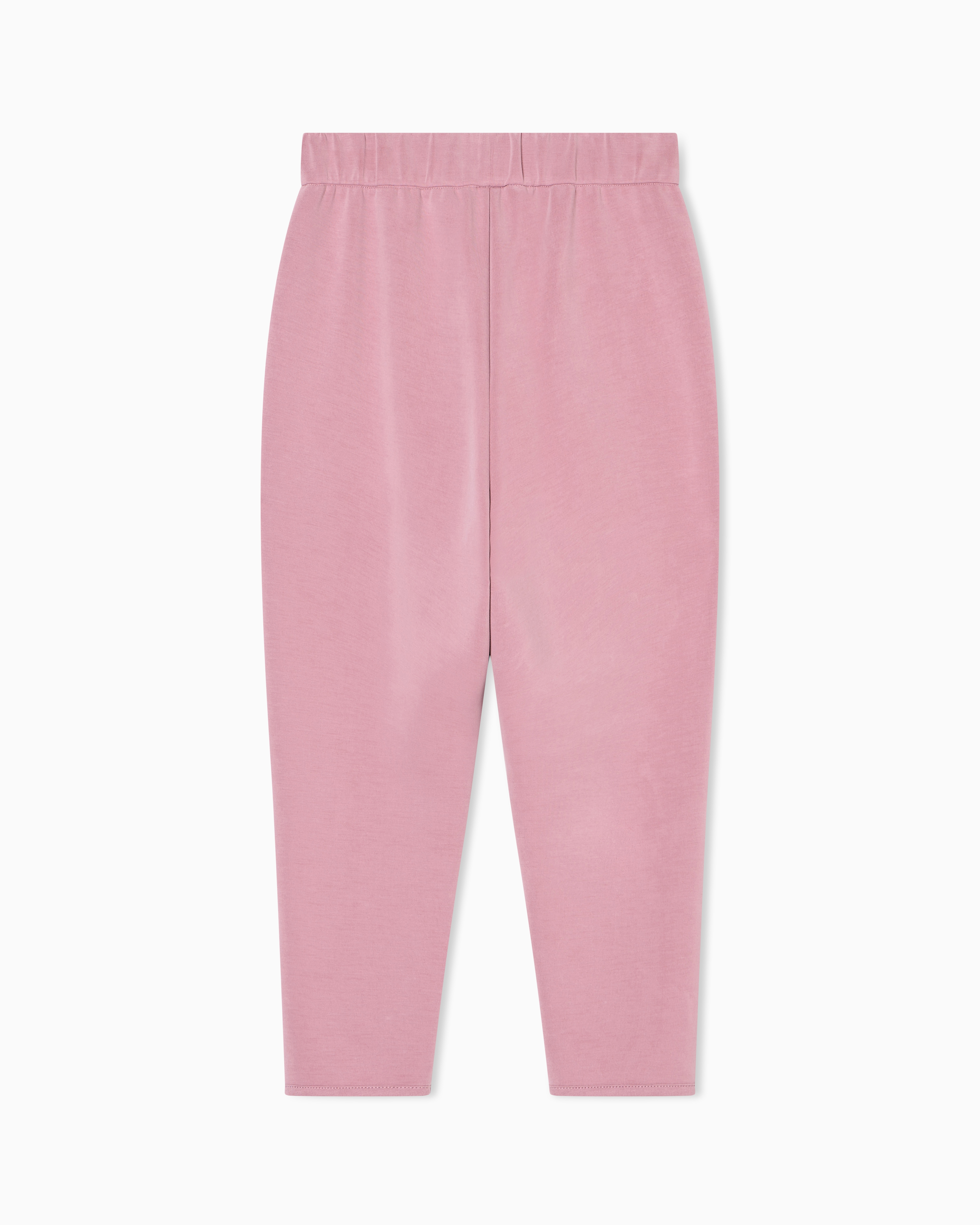 Cupro trousers with an elasticated waist | Emporio Armani