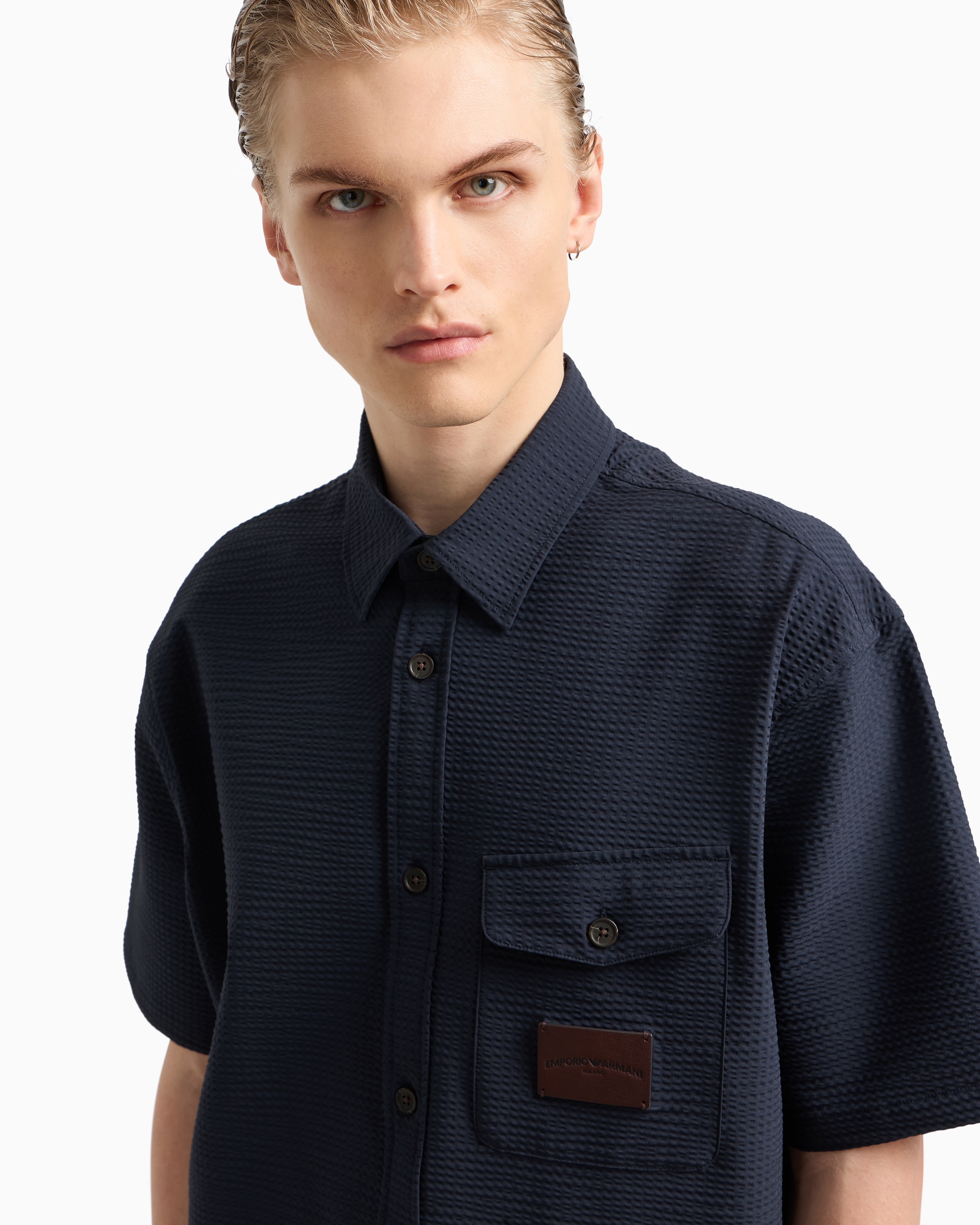 Emporio Armani Patch-pocket Short-sleeve Shirt