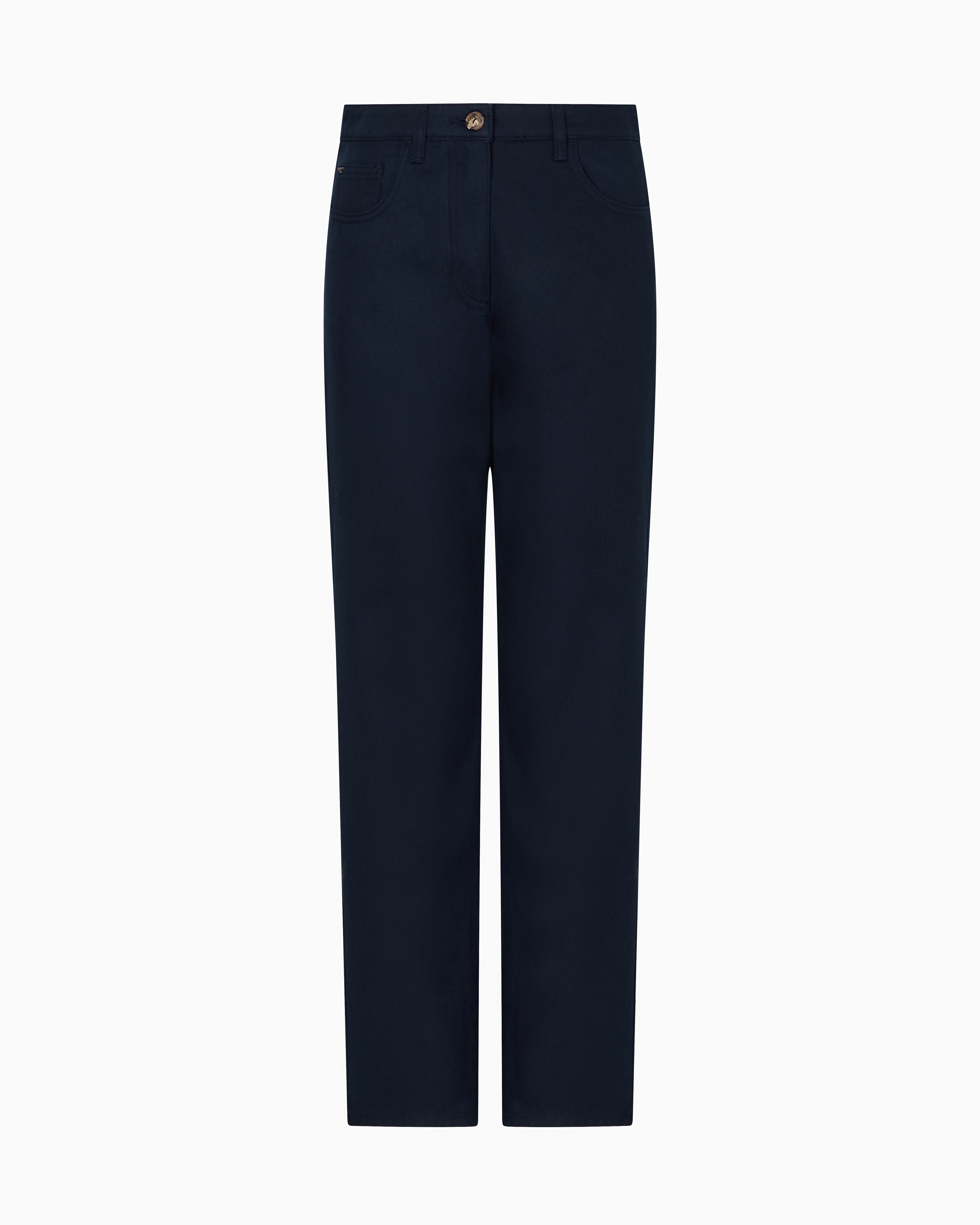 Emporio Armani - ASV lightweight gabardine jeans from the Peace capsule collection, Woman, Navy Blue, Size: