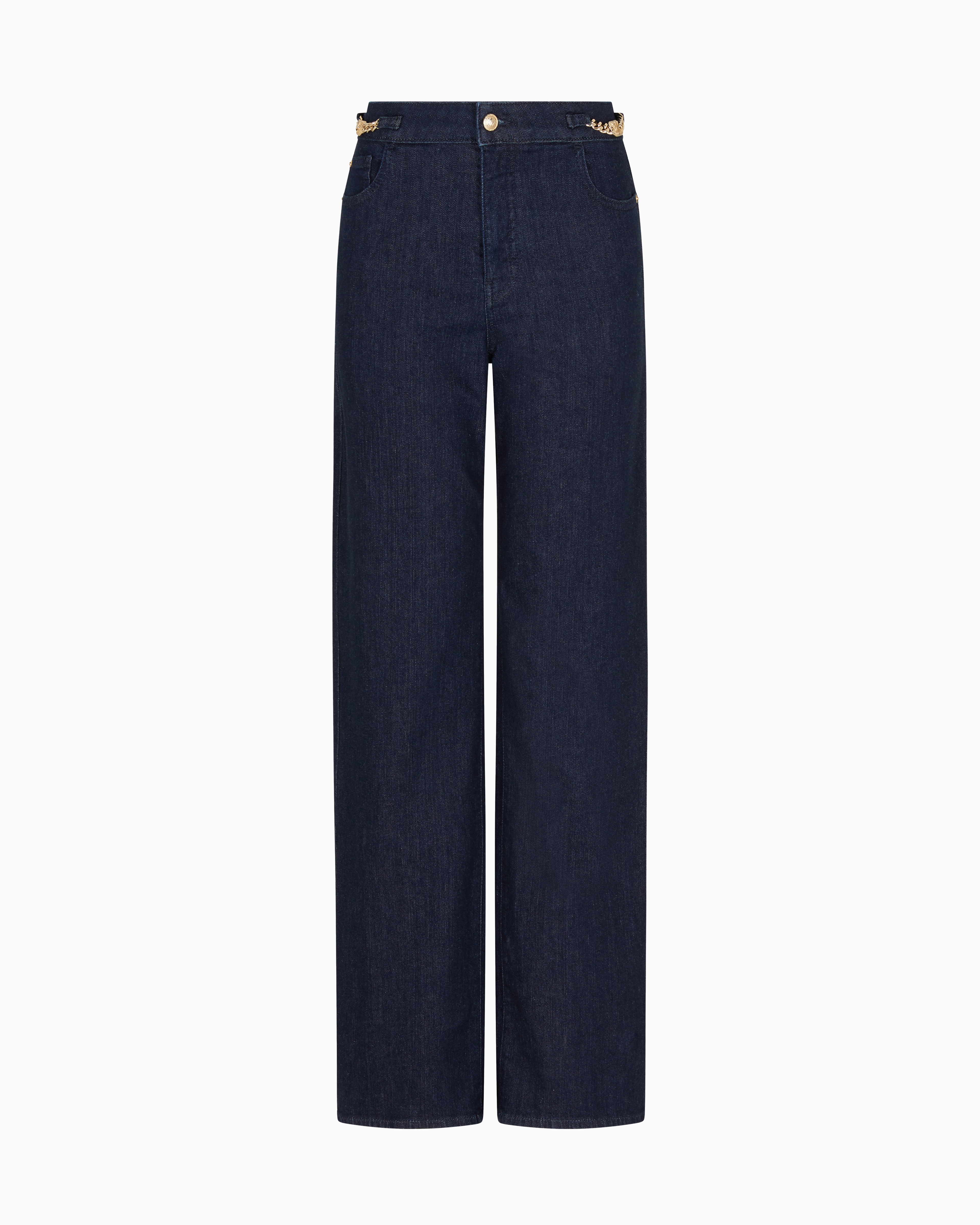 Emporio Armani - J4F regular-fit, stretch-denim jeans, Woman, Blue, Size: